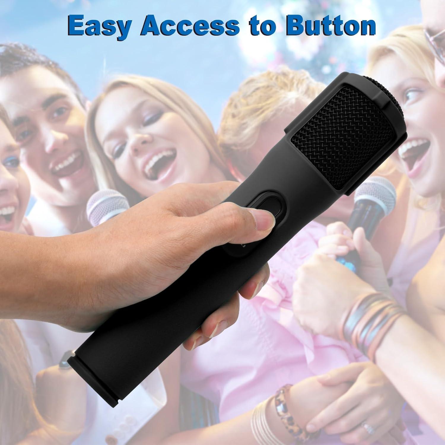 Funda de Silicona TXEsign para Micrófono Inalámbrico JBL PartyBox - 2 Piezas