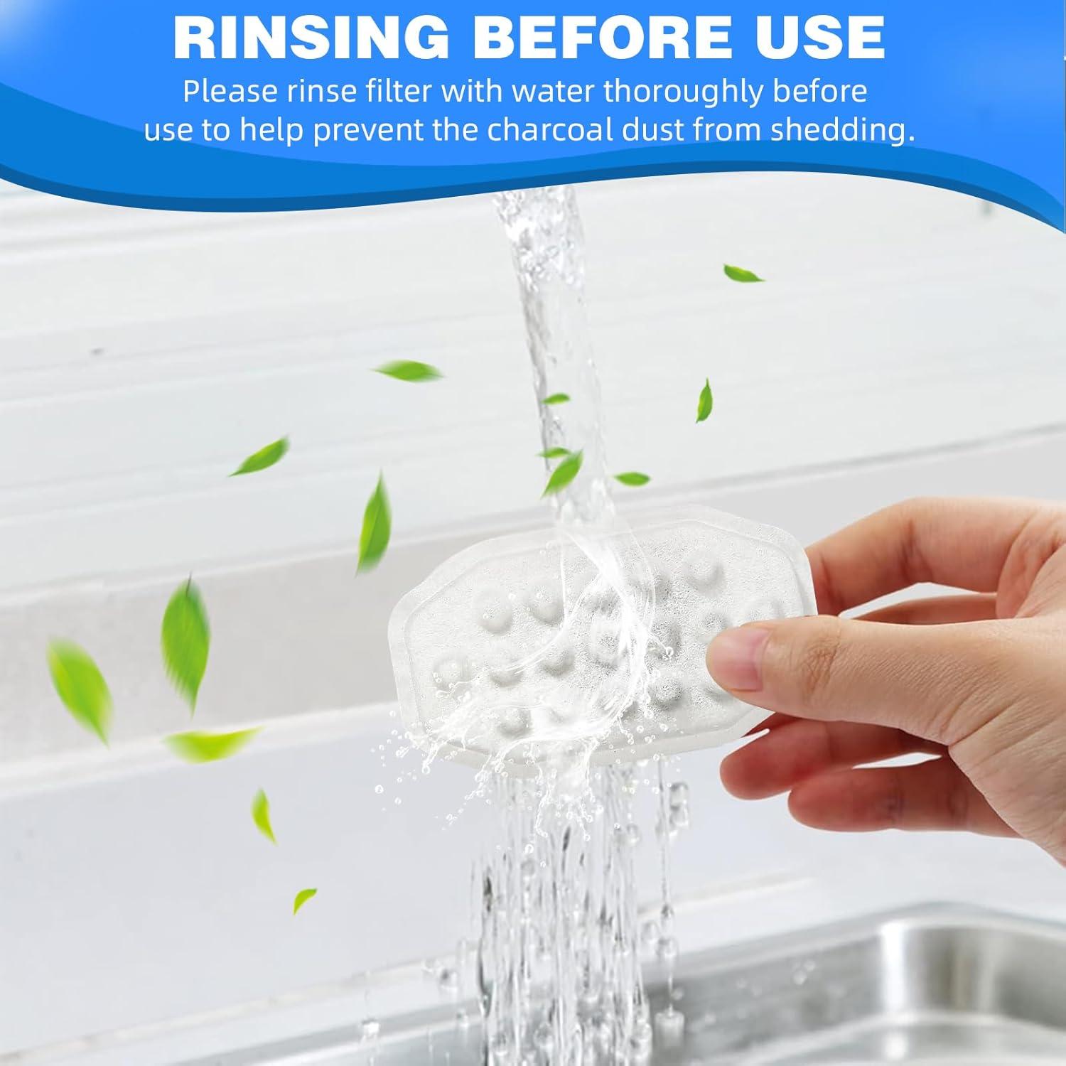 Filtros de agua para gatos Tecogue 3.2L - 8 filtros y esponjas