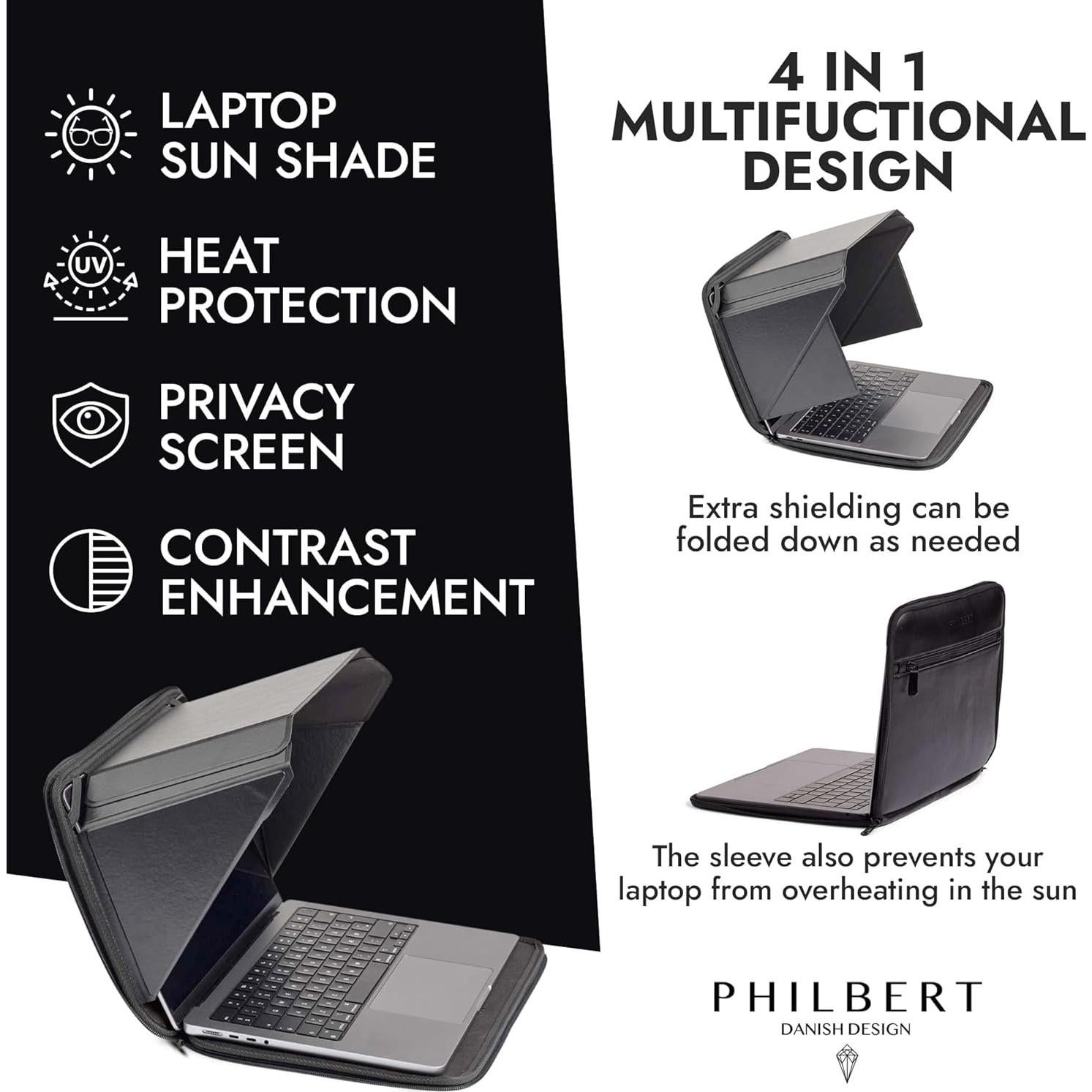 Funda para Laptop 13" Philbert Design - Sombra Solar y Privacidad