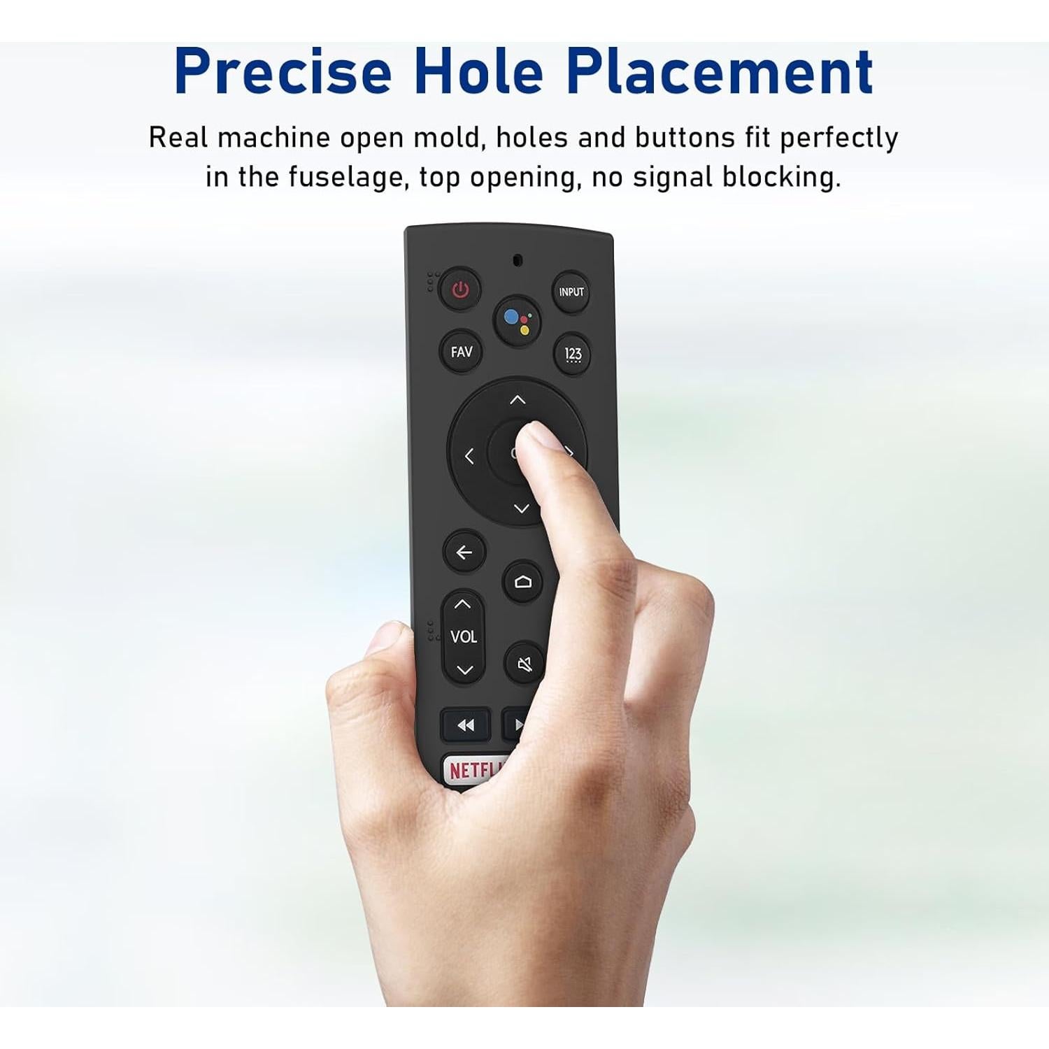 Funda de Silicona para Control Remoto ERF3A90 JCMOYUTY Negra