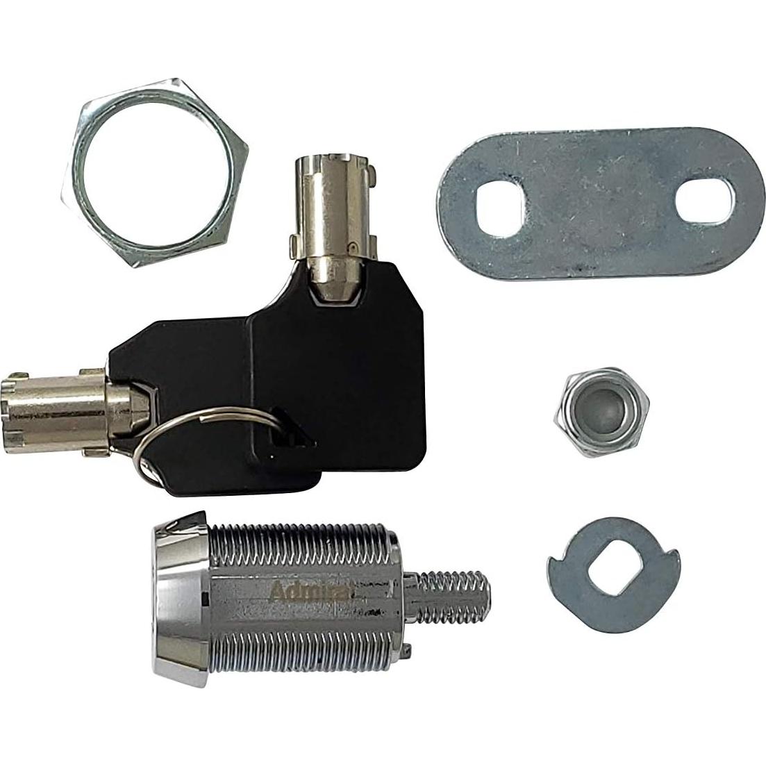 Cerradura Cam Tubular 25mm Admiral Locks Cromo 1 Unidad