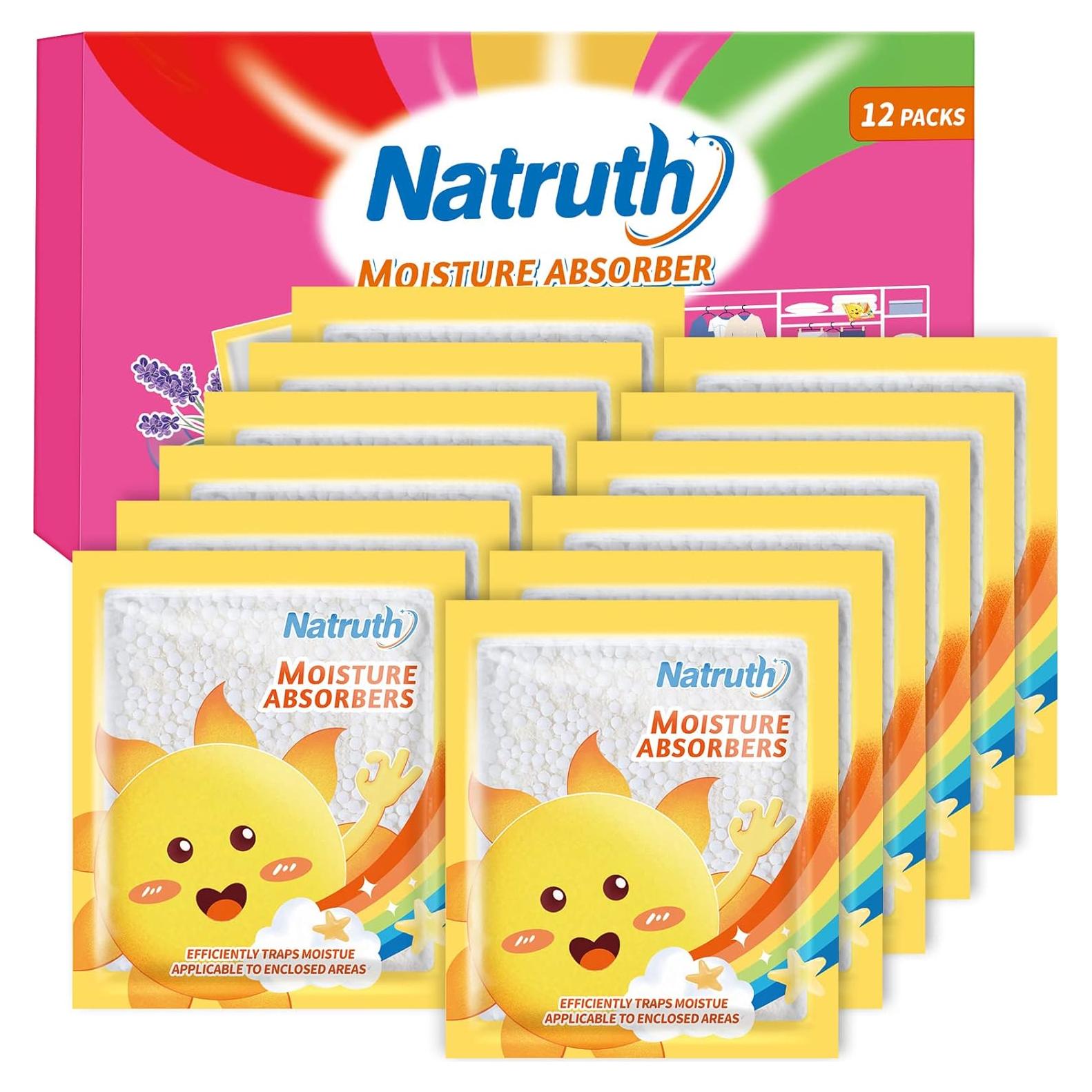Bolsas Absorbentes de Humedad NATRUTH 12-Pack Lavanda