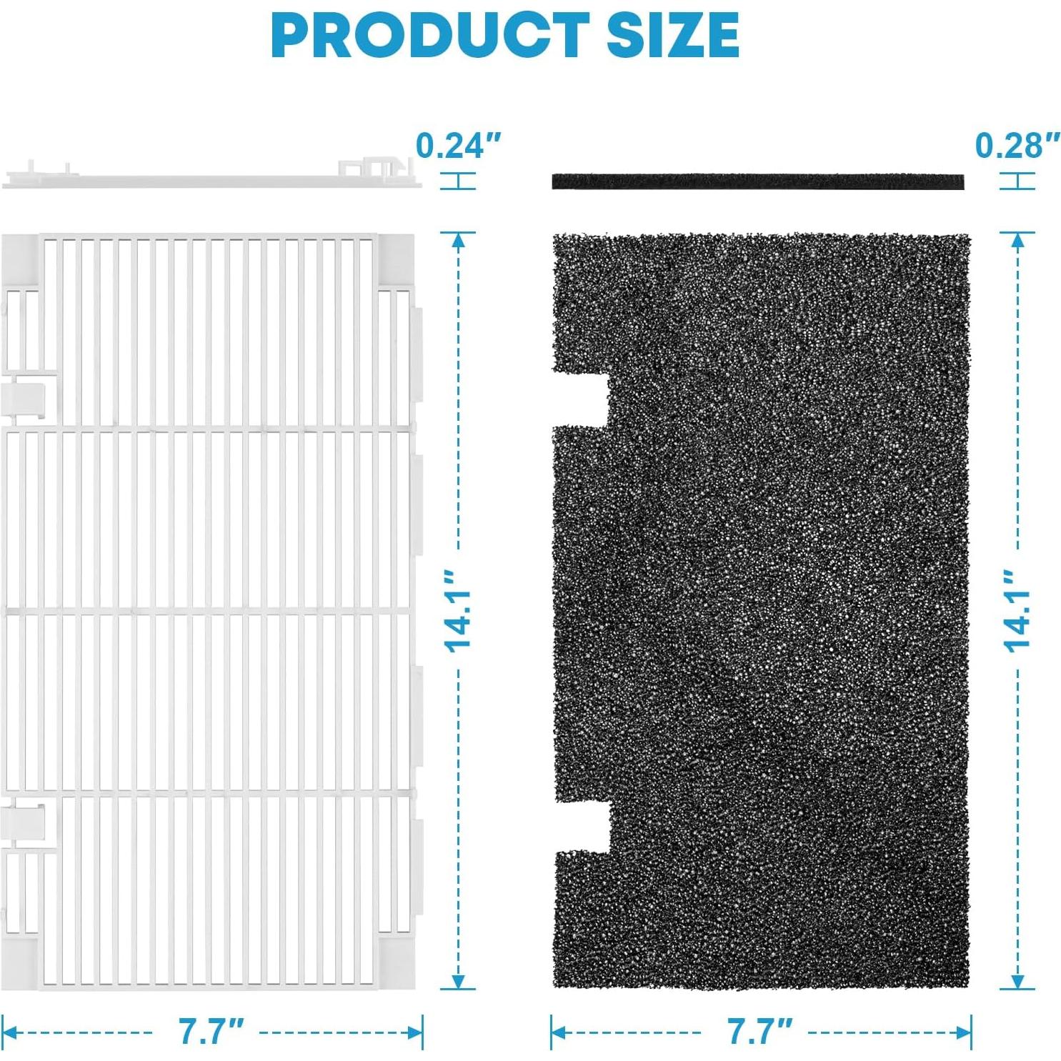Rejilla de Aire Acondicionado Kohree para RV con 4 Filtros