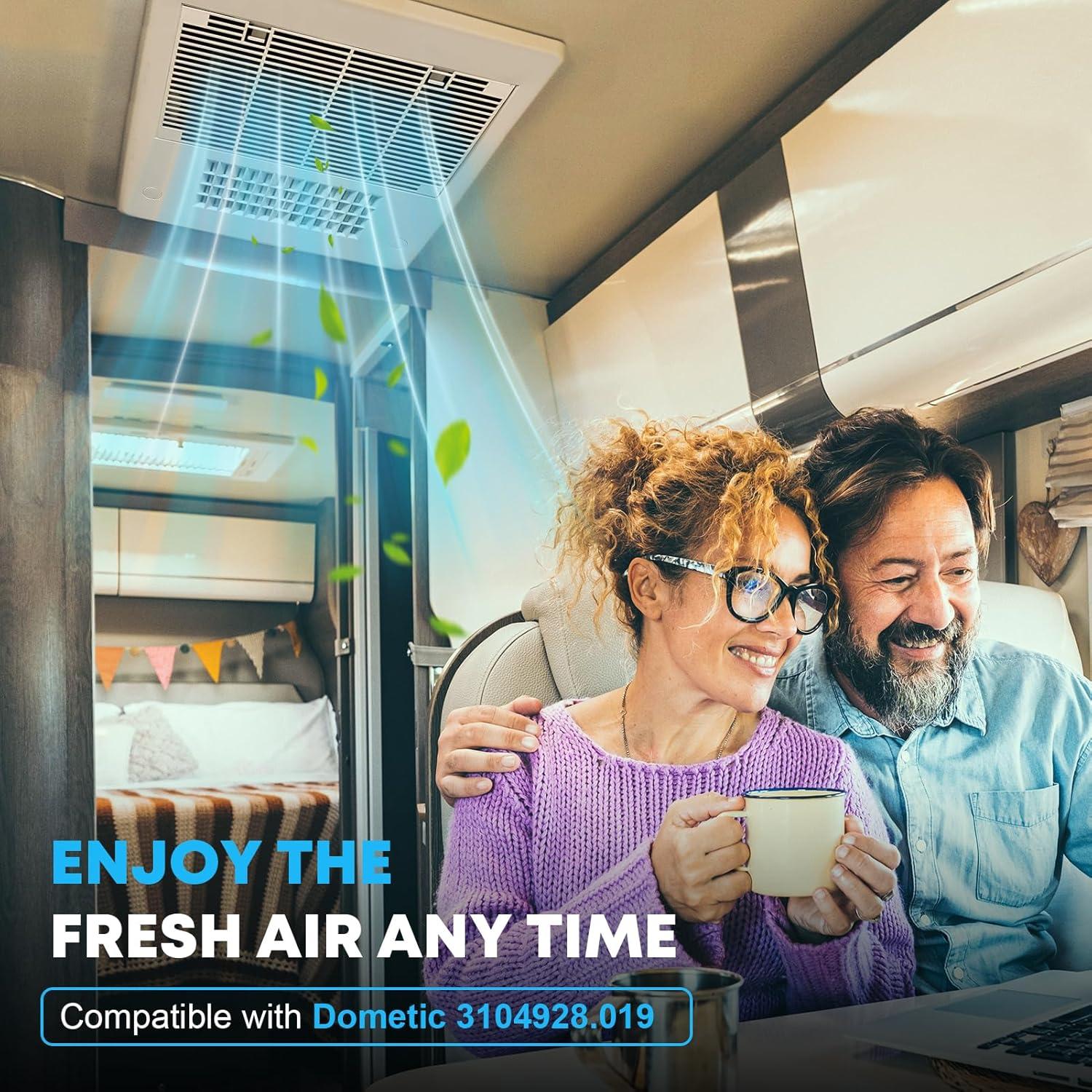 Rejilla de Aire Acondicionado Kohree para RV con 4 Filtros