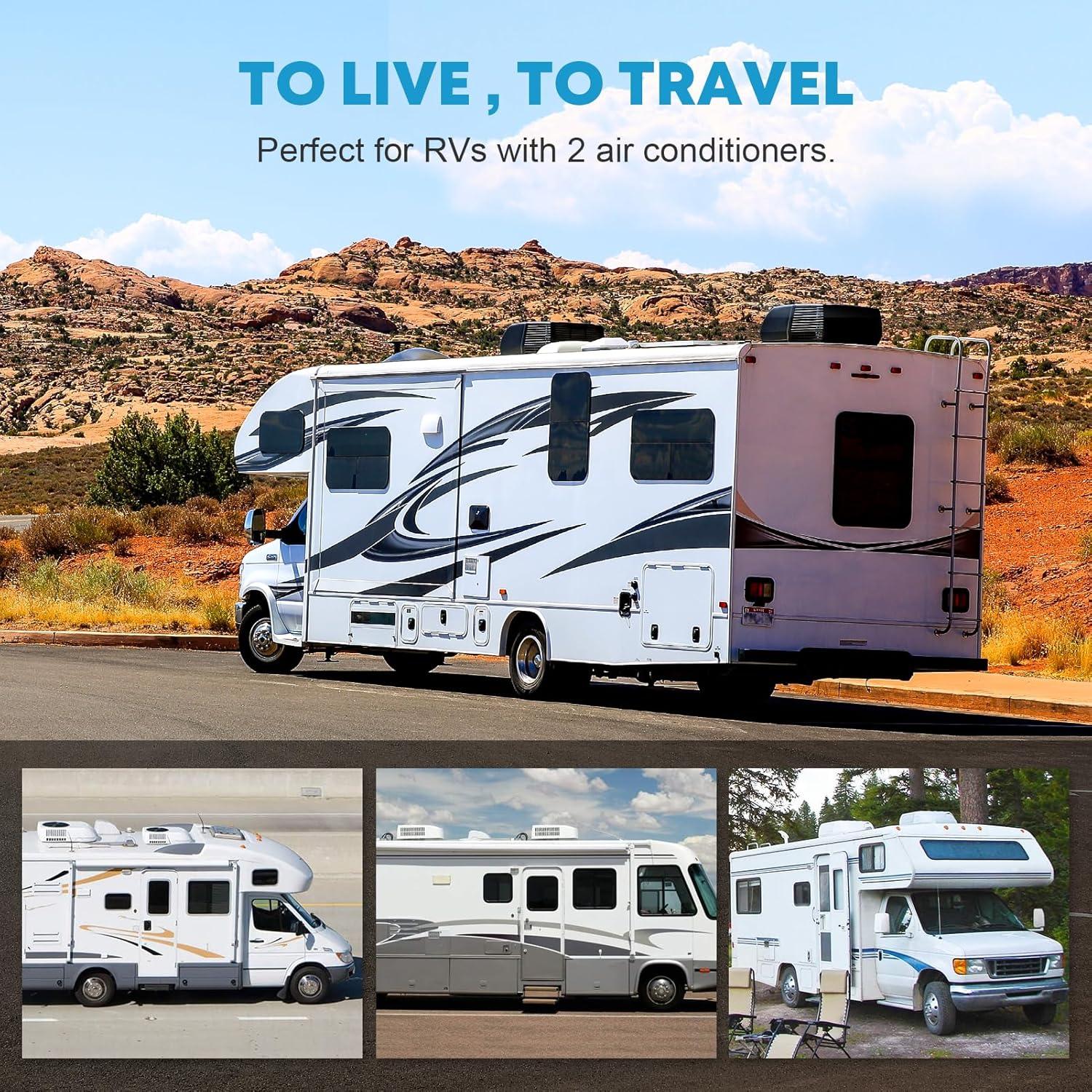 Rejilla de Aire Acondicionado Kohree para RV con 4 Filtros