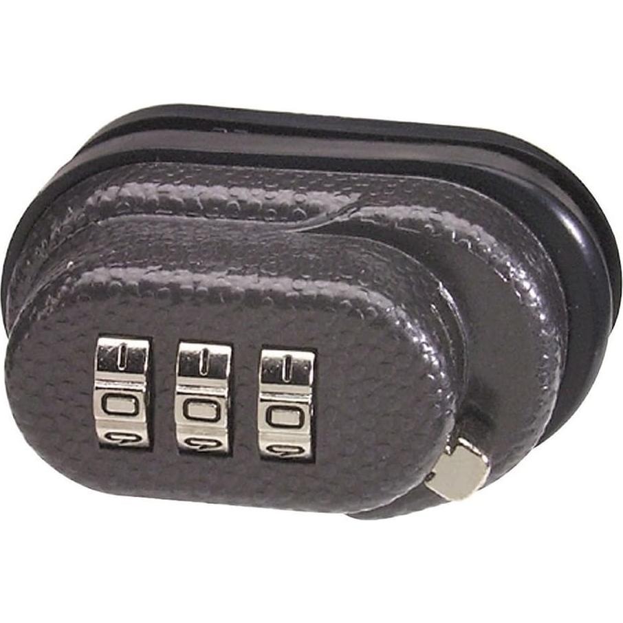 Candado de Gatillo Master Lock 94DSPT, Combinación 3 Dígitos, Negro