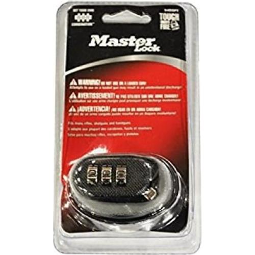 Candado de Gatillo Master Lock 94DSPT, Combinación 3 Dígitos, Negro