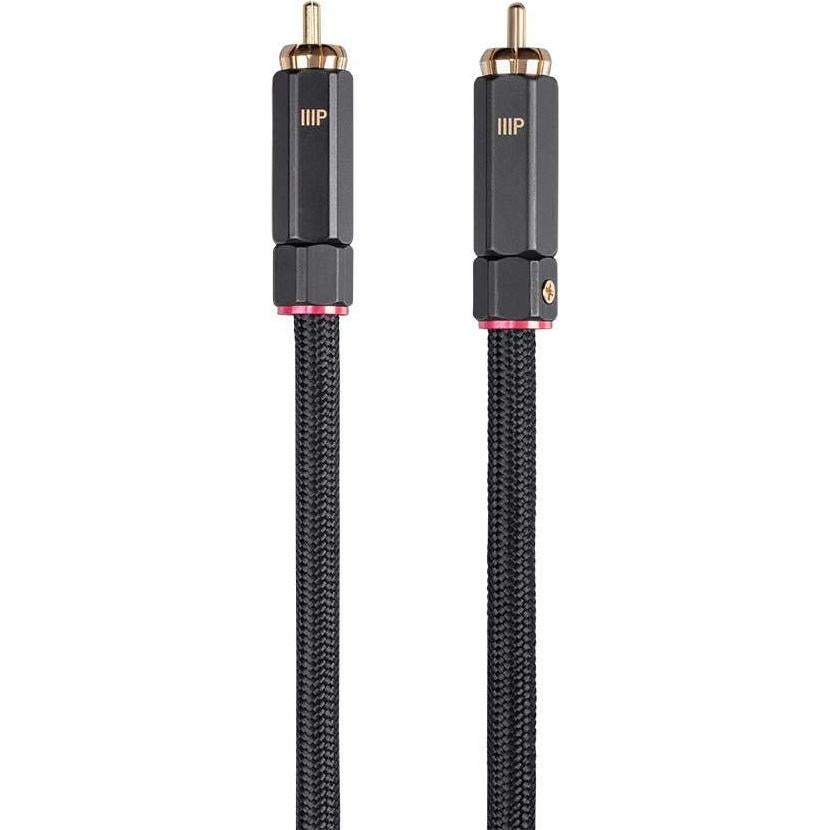 Cable Subwoofer RCA Digital Coaxial Monoprice 0.91m CL2 Negro