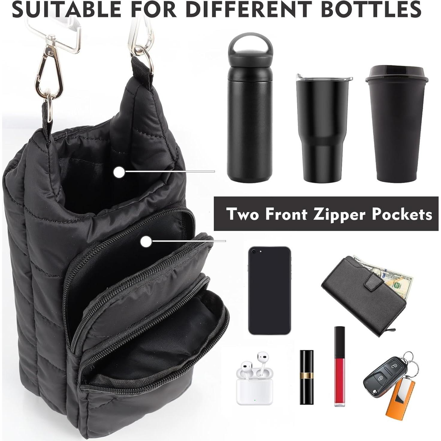 Soporte Acolchado para Botellas de Agua Dealkion - Negro