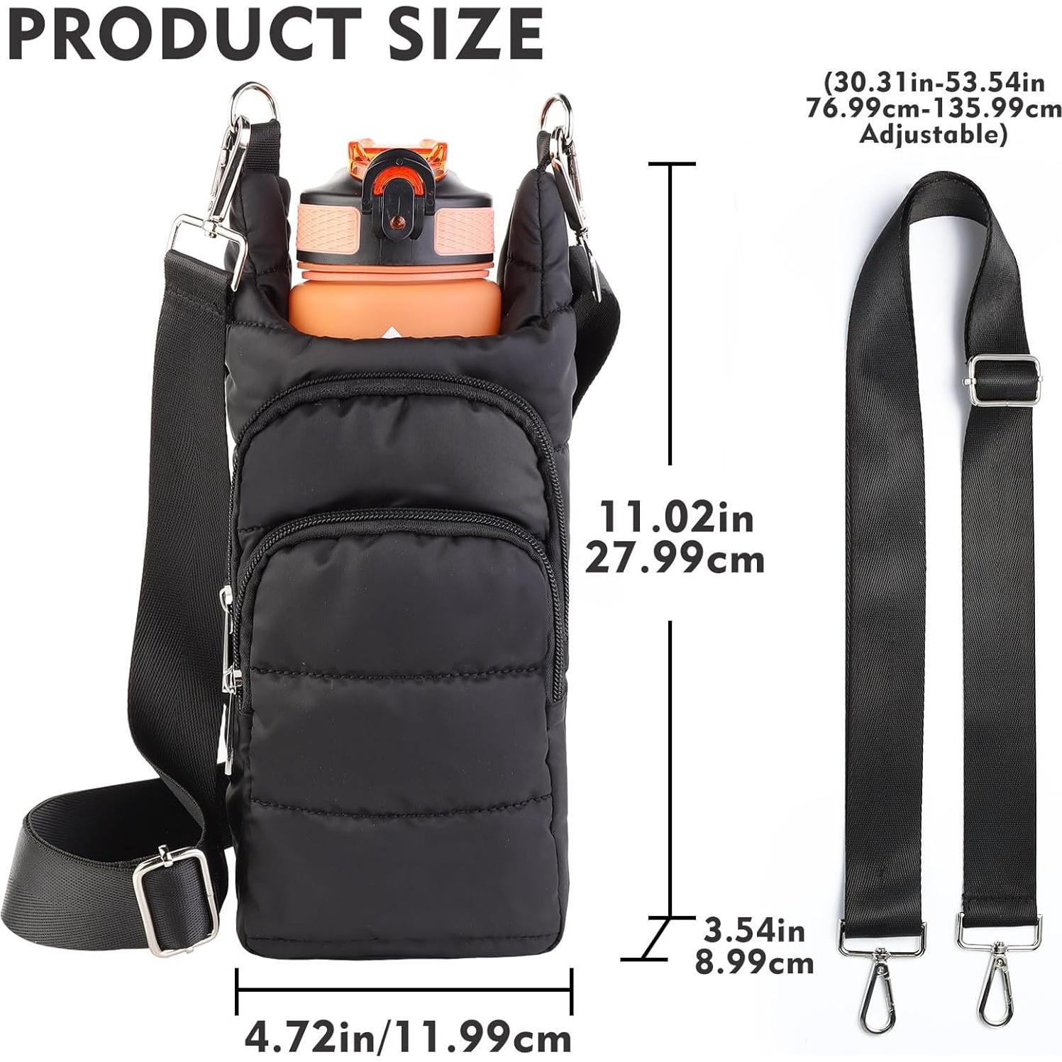 Soporte Acolchado para Botellas de Agua Dealkion - Negro