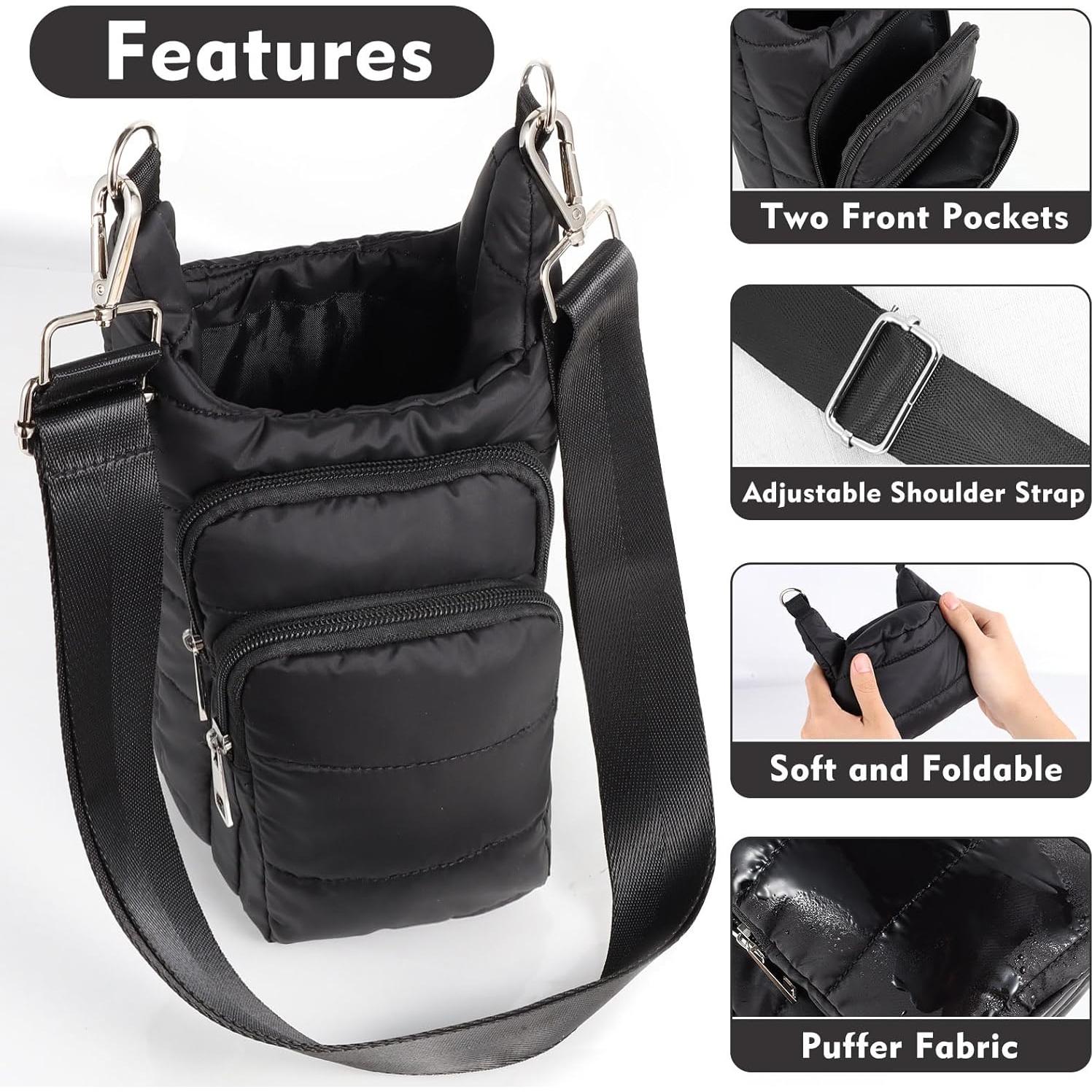 Soporte Acolchado para Botellas de Agua Dealkion - Negro