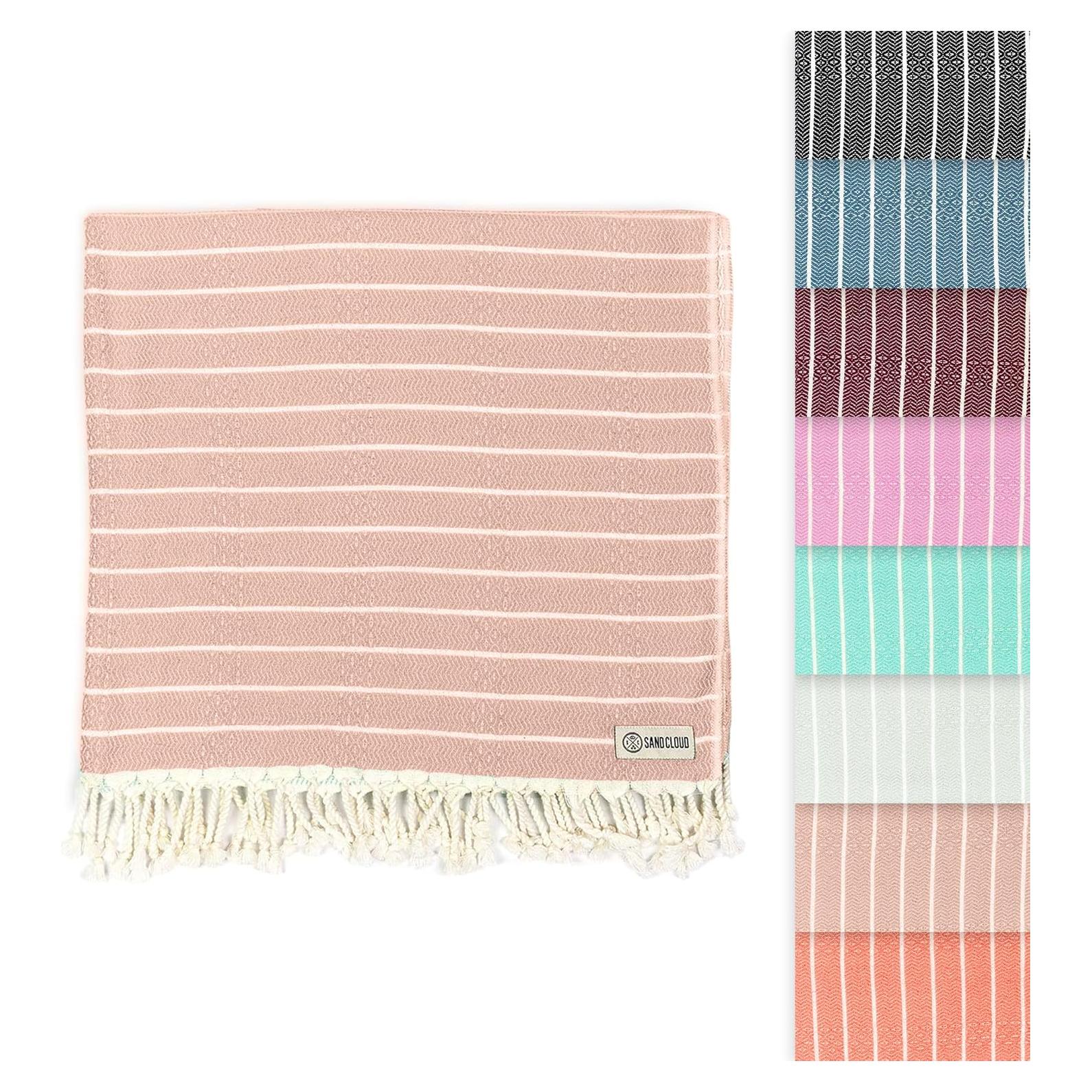 Toalla de Playa Turca Sand Cloud 100% Algodón Orgánico Beige