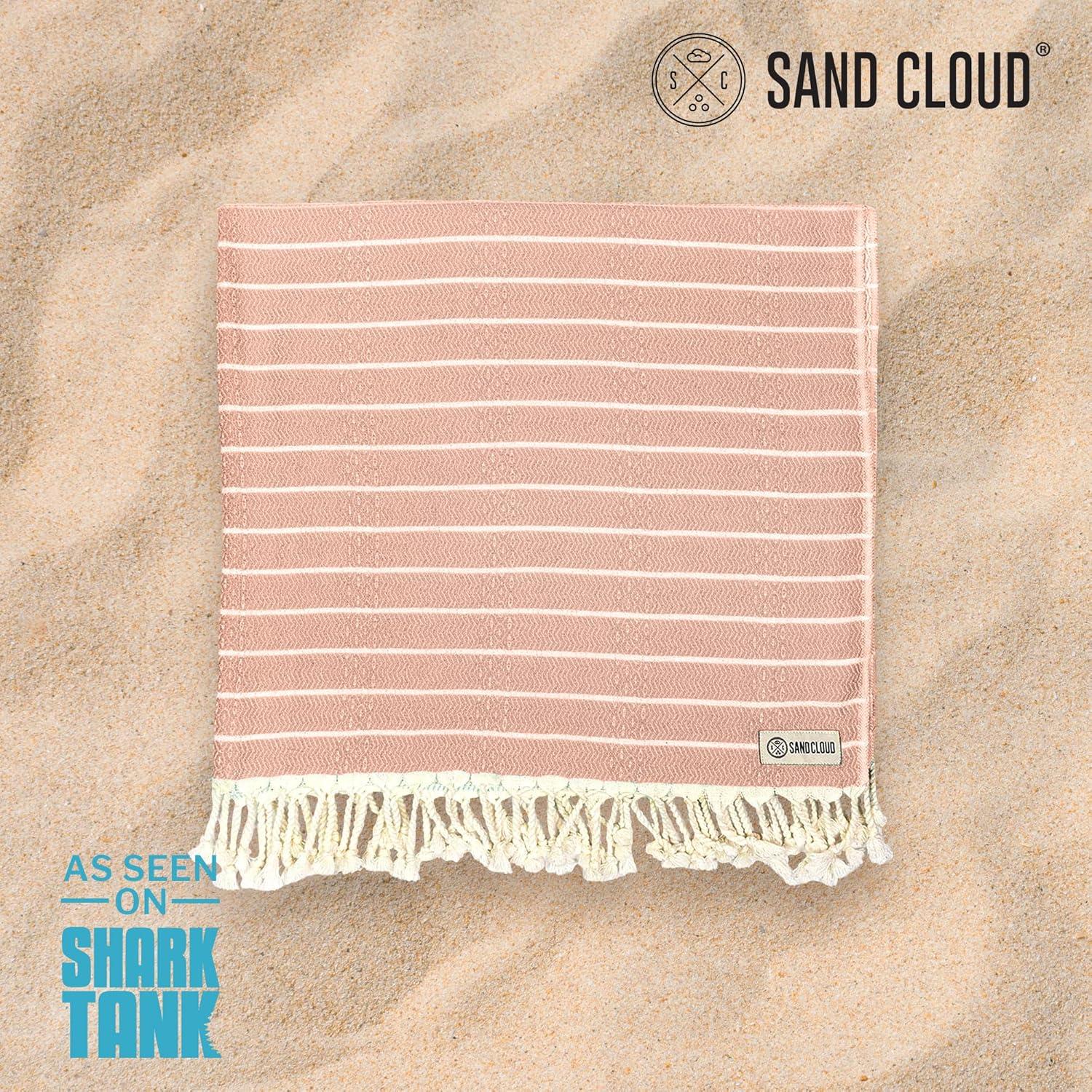 Toalla de Playa Turca Sand Cloud 100% Algodón Orgánico Beige