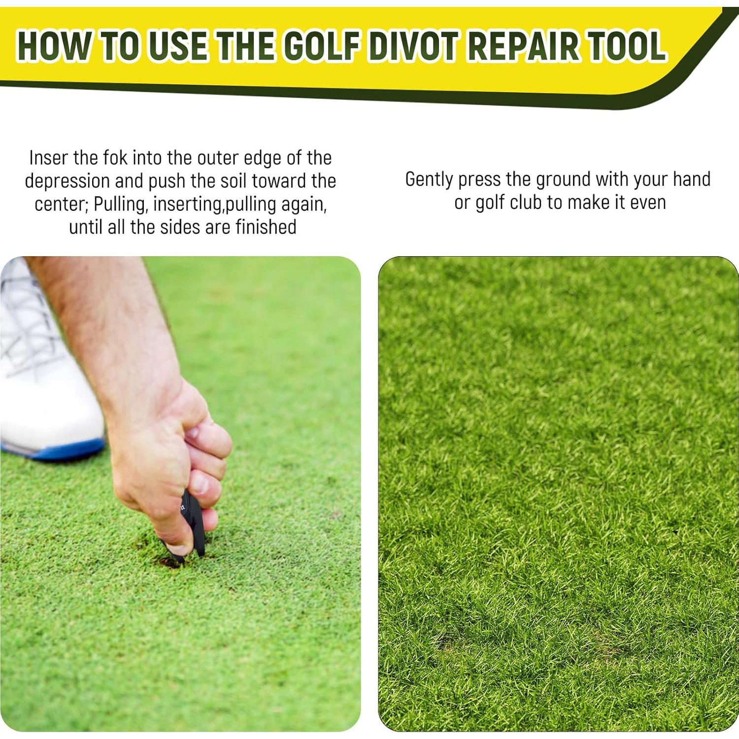 Tenedor de Golf Multi-Funcional Colaxi - Reparador y Limpiador