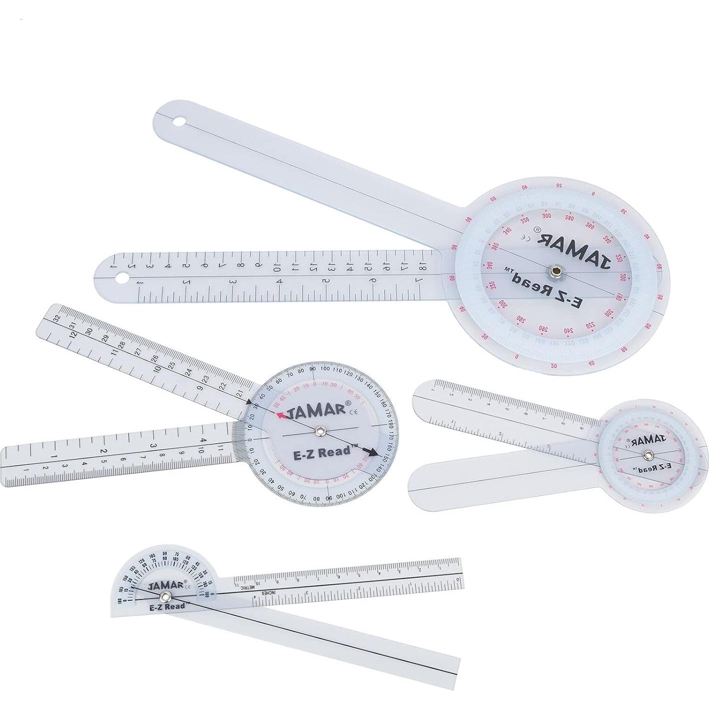 Jamar 52625 EZ Read Goniometer, 6.75" Length