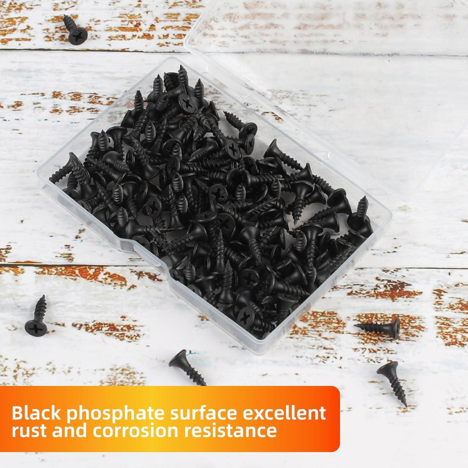 Tornillos de Madera FVOLREM 163 PCS #6 x 12 mm Autoperforantes