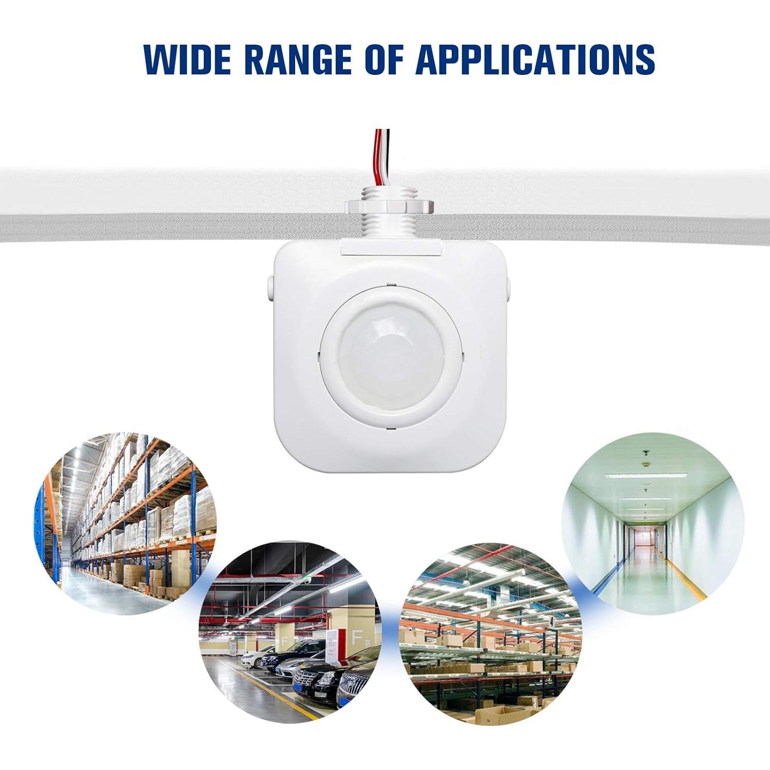 Interruptor de Sensor de Movimiento ECOELER YM2501A 360° PIR