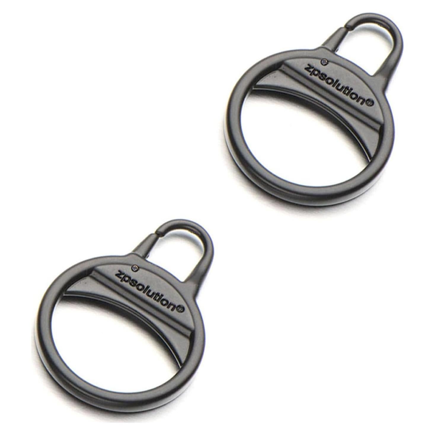 Tiradores de Cremallera Zpsolution Acero Inoxidable Negro