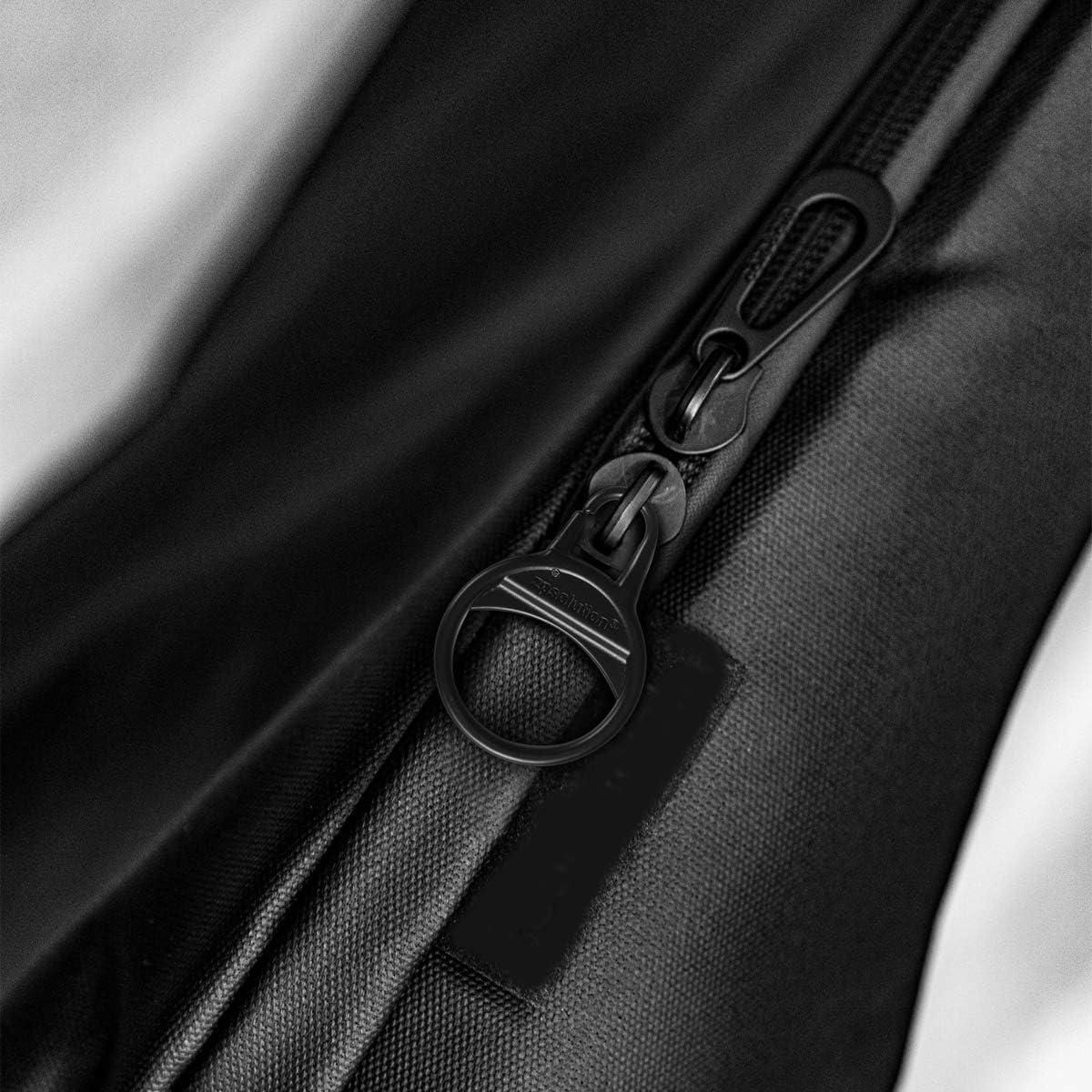 Tiradores de Cremallera Zpsolution Acero Inoxidable Negro