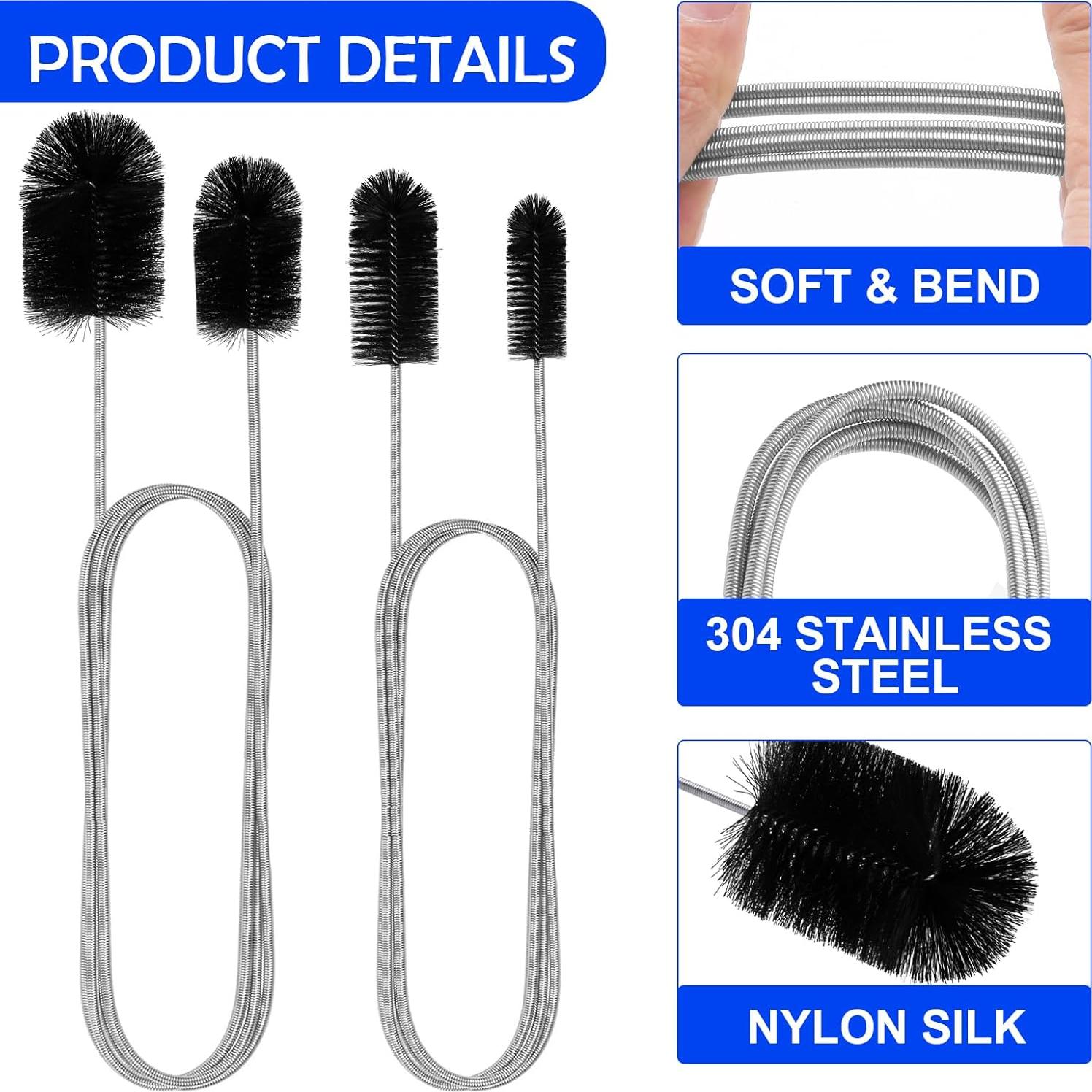 Juego de cepillos de limpieza de drenaje AuraMeilon 12 piezas