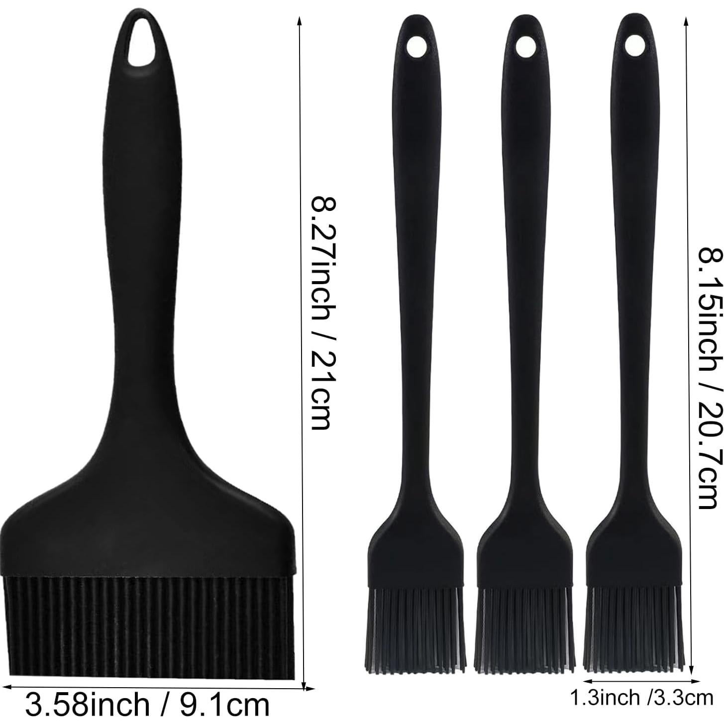 Juego de 4 Brochas de Silicona SUZLFTDZSW para Basting