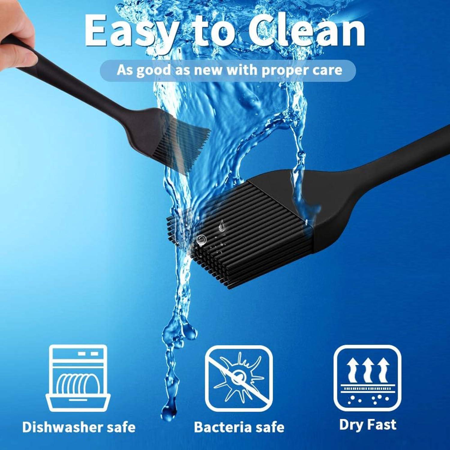 Juego de 4 Brochas de Silicona SUZLFTDZSW para Basting