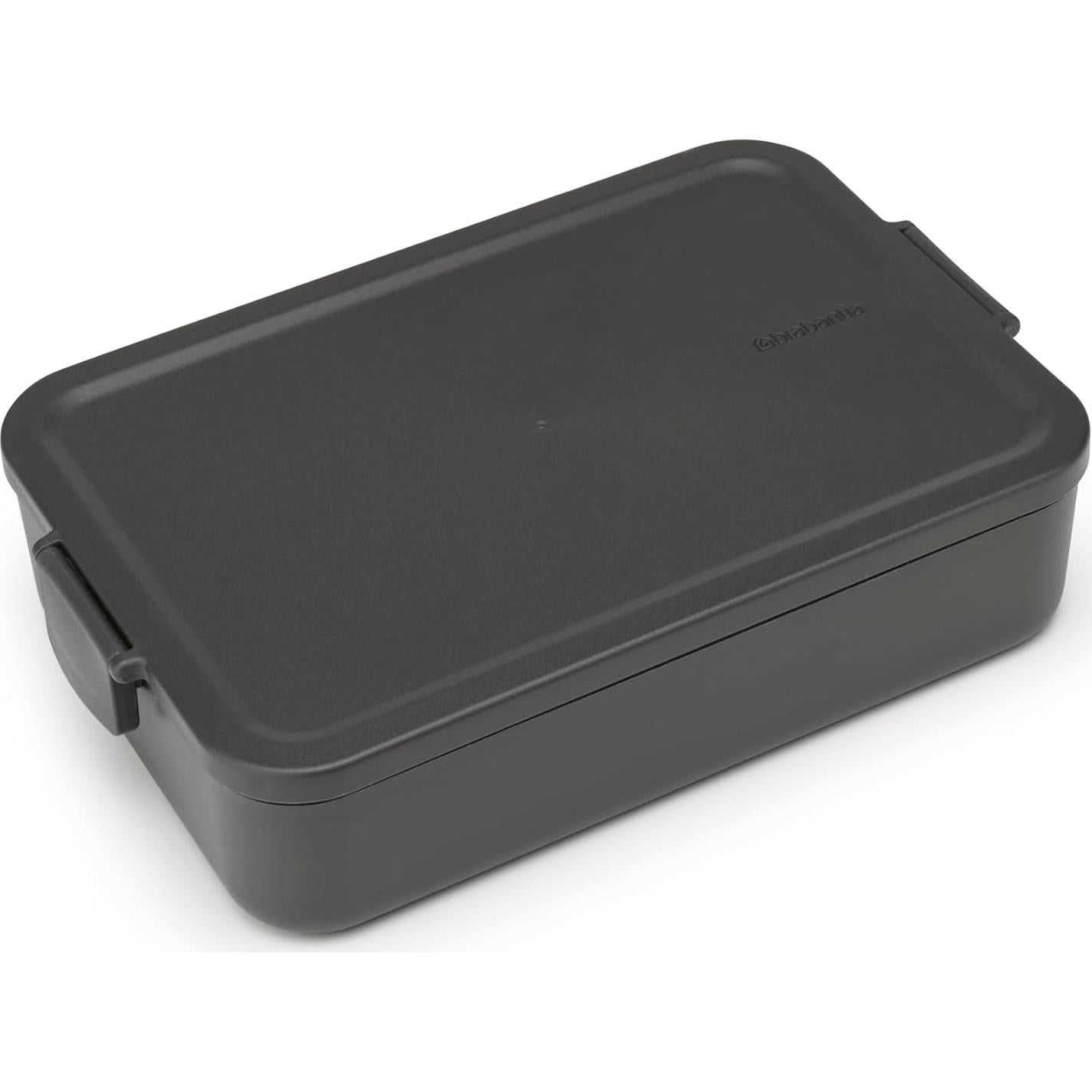 Caja de Almuerzo Bento Brabantia 2 Compartimentos Gris Oscuro
