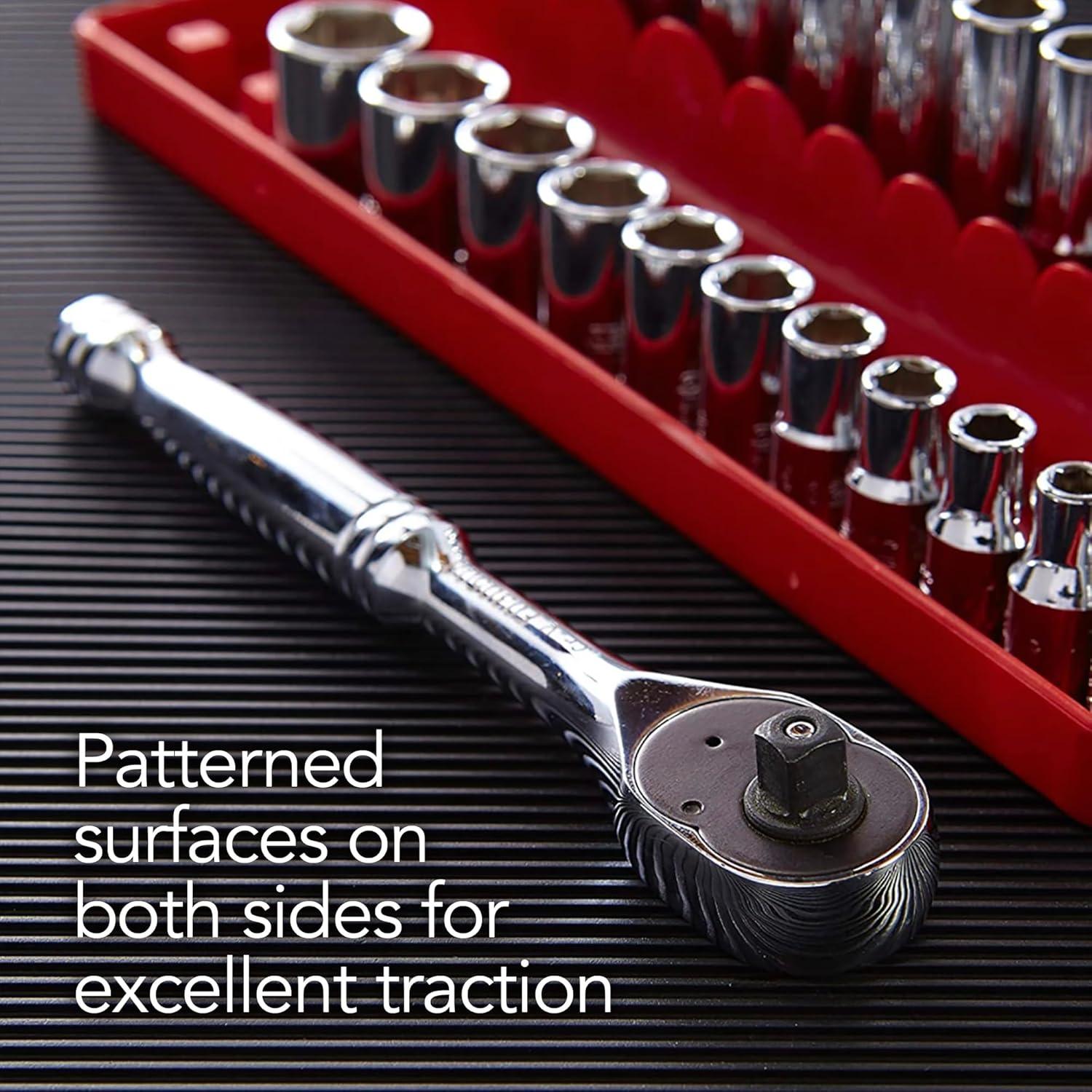 Alfombrilla Antideslizante RESILIA 45.72x182.88 cm PVC Negro