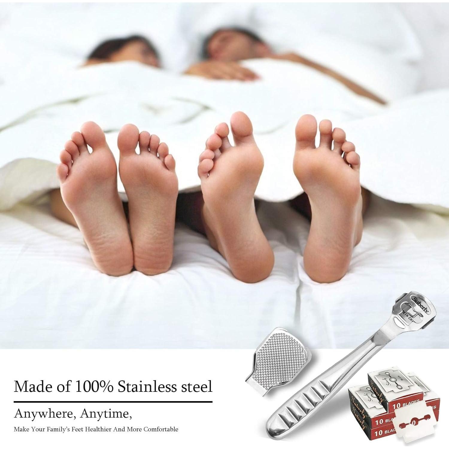 Juego de Rasurador de Callos Jutoe - 52 Piezas, Acero Inoxidable