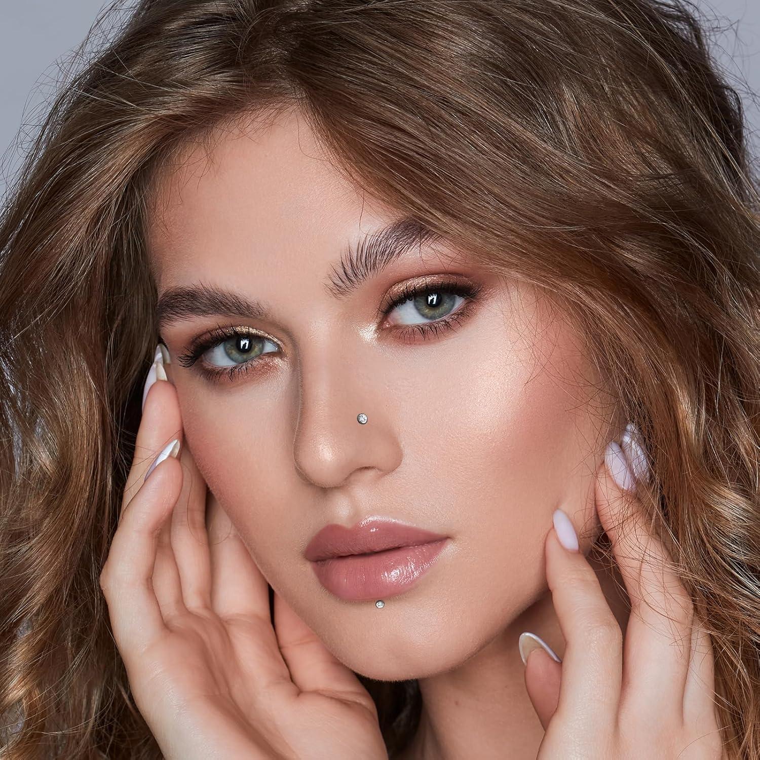 Aros Nasales ONESING 23 Piezas Acero Inoxidable Hipoalergénico