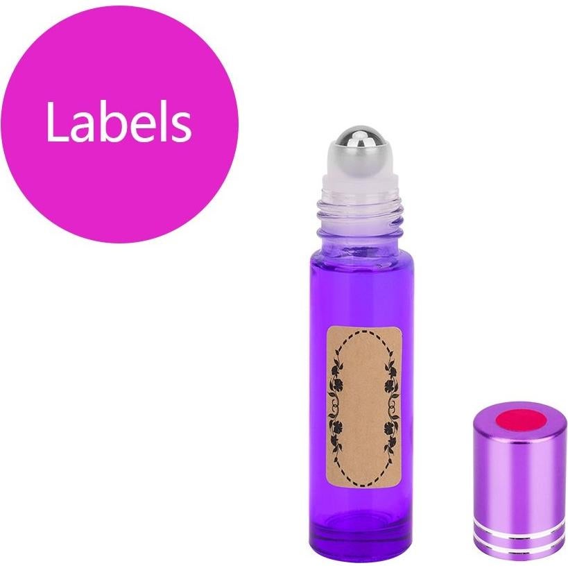 Juego de Herramientas de Aceite Esencial Easytle - 2 Abridores, 6 Gotero, 6 Embudos, 72 Etiquetas