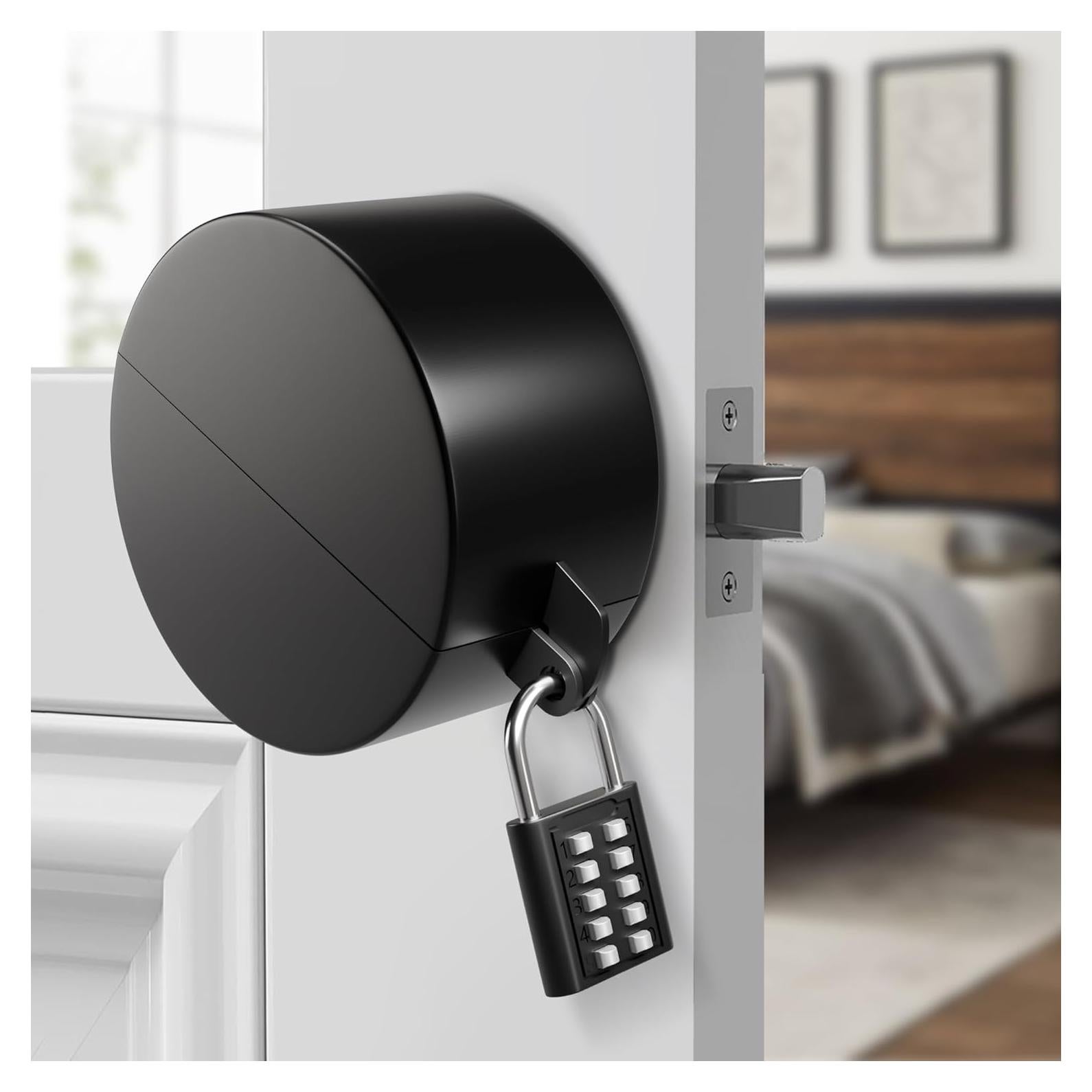 Cubierta de Cerradura de Perilla JUGGHOME con Candado Combinación