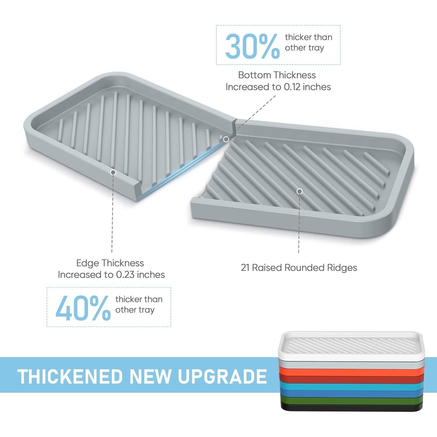 Soporte de Esponja de Silicona EG-SIPRO 23.6x9.1 cm Organizador