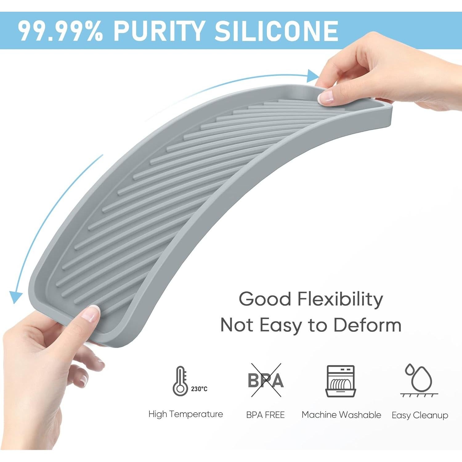 Soporte de Esponja de Silicona EG-SIPRO 23.6x9.1 cm Organizador