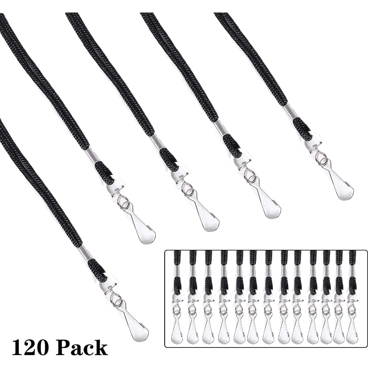 Paquete de 120 cintas negras KAKAMINA para identificación 45.72 cm