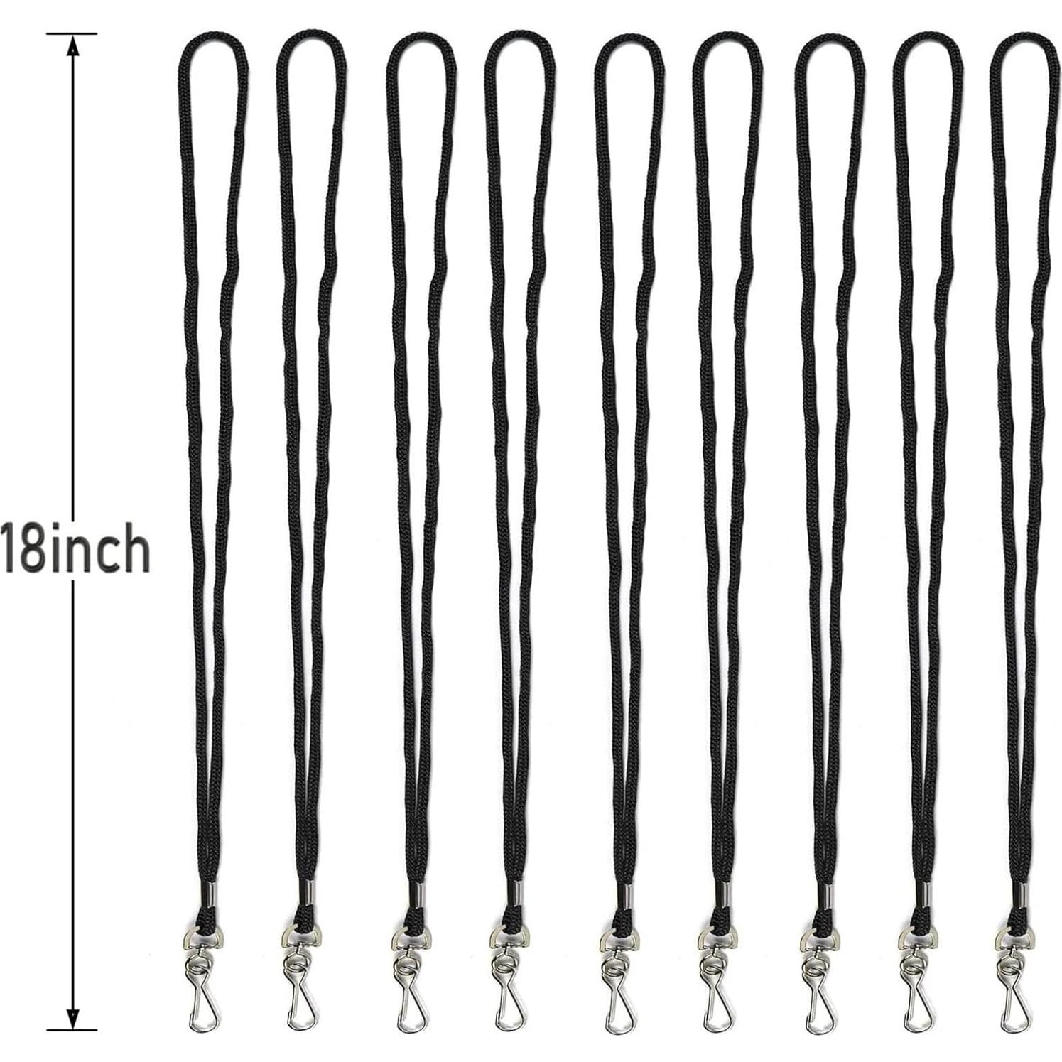 Paquete de 120 cintas negras KAKAMINA para identificación 45.72 cm