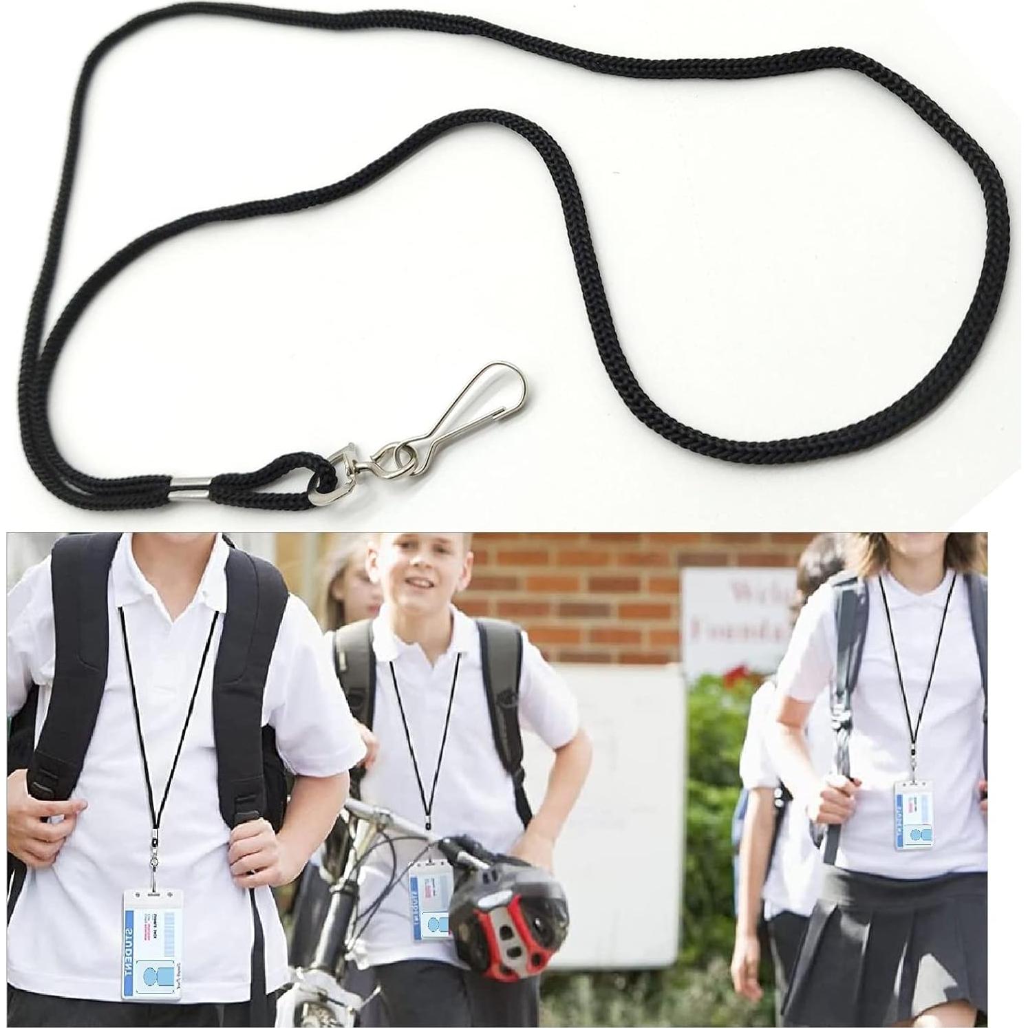 Paquete de 120 cintas negras KAKAMINA para identificación 45.72 cm