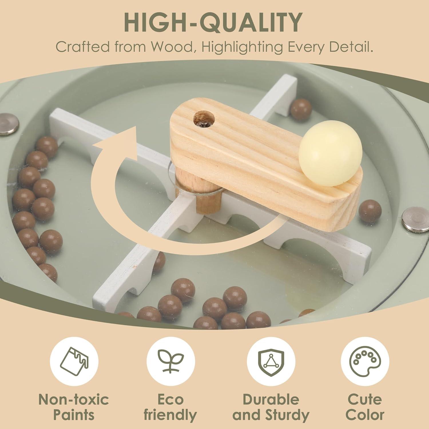 Juguete de Cafetera de Madera Pithfor para Niños 1.4 kg