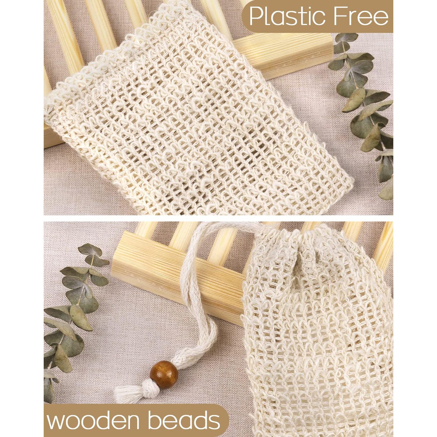 Bolsas de Jabón de Malla Exfoliantes Ycolama 8 Piezas 15x10cm