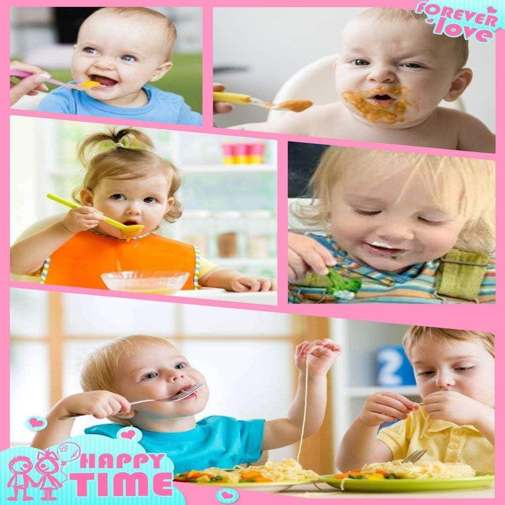 Baberos impermeables 4pack para bebés 6-36 meses - Lavables