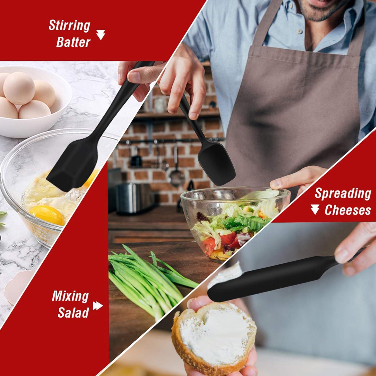 Juego de Espátulas de Silicona P&P CHEF 7 Piezas Resistente Calor