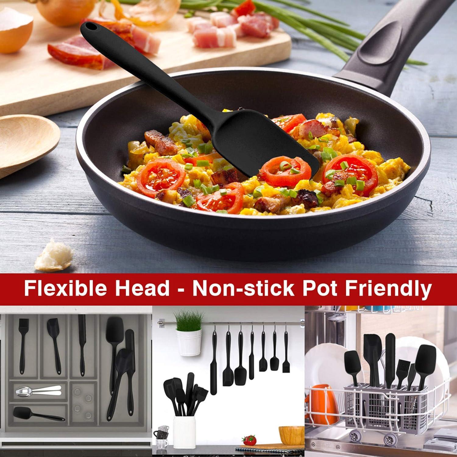 Juego de Espátulas de Silicona P&P CHEF 7 Piezas Resistente Calor