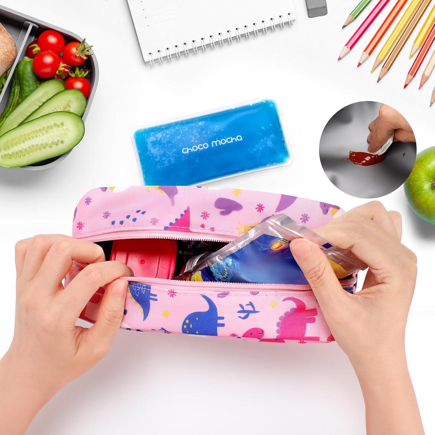 Bolsa Térmica para Snacks Niños Choco Mocha Mariposa 21.6x10.2cm