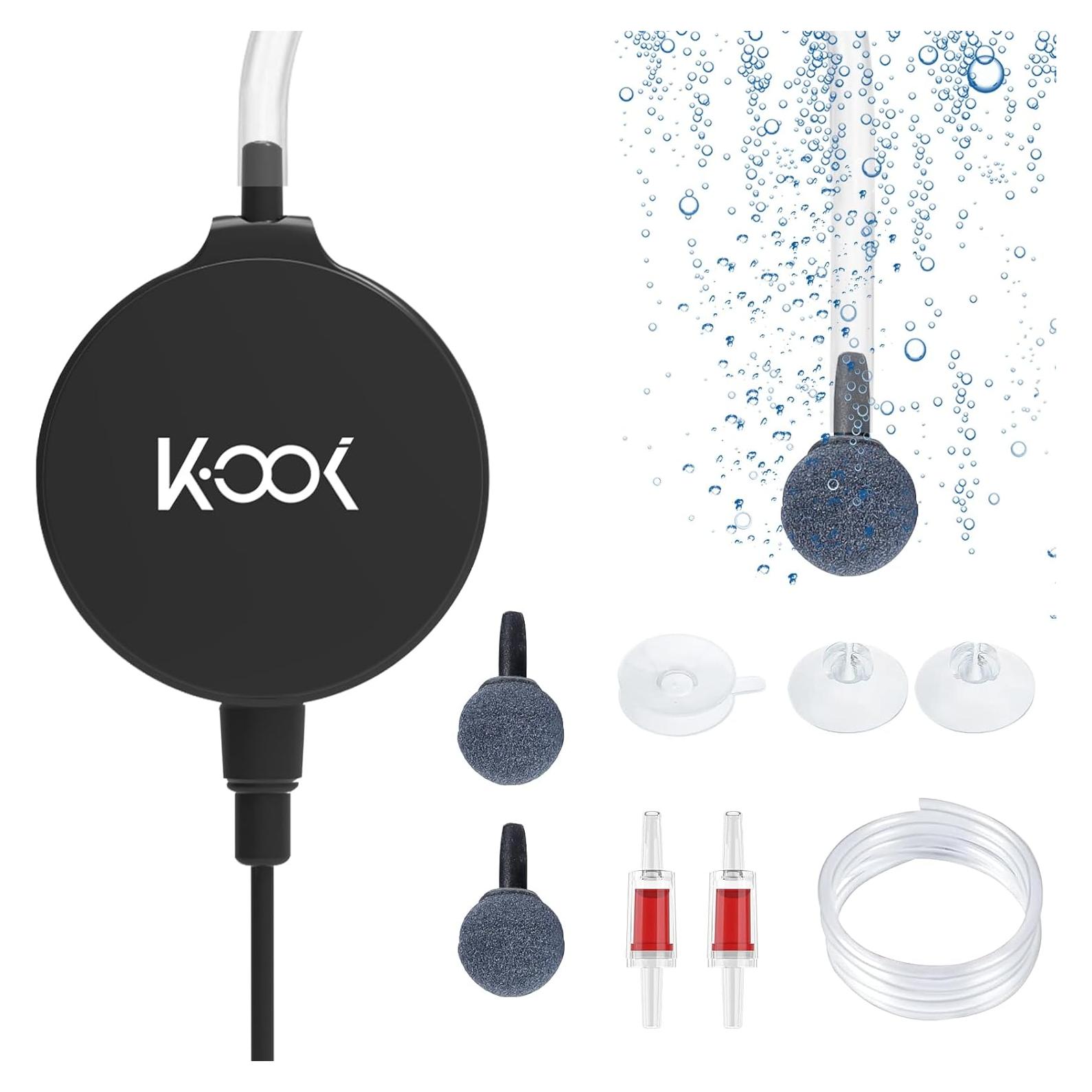 Bomba de Aire Mini GuDoQi para Acuario 1W Ultra Silenciosa