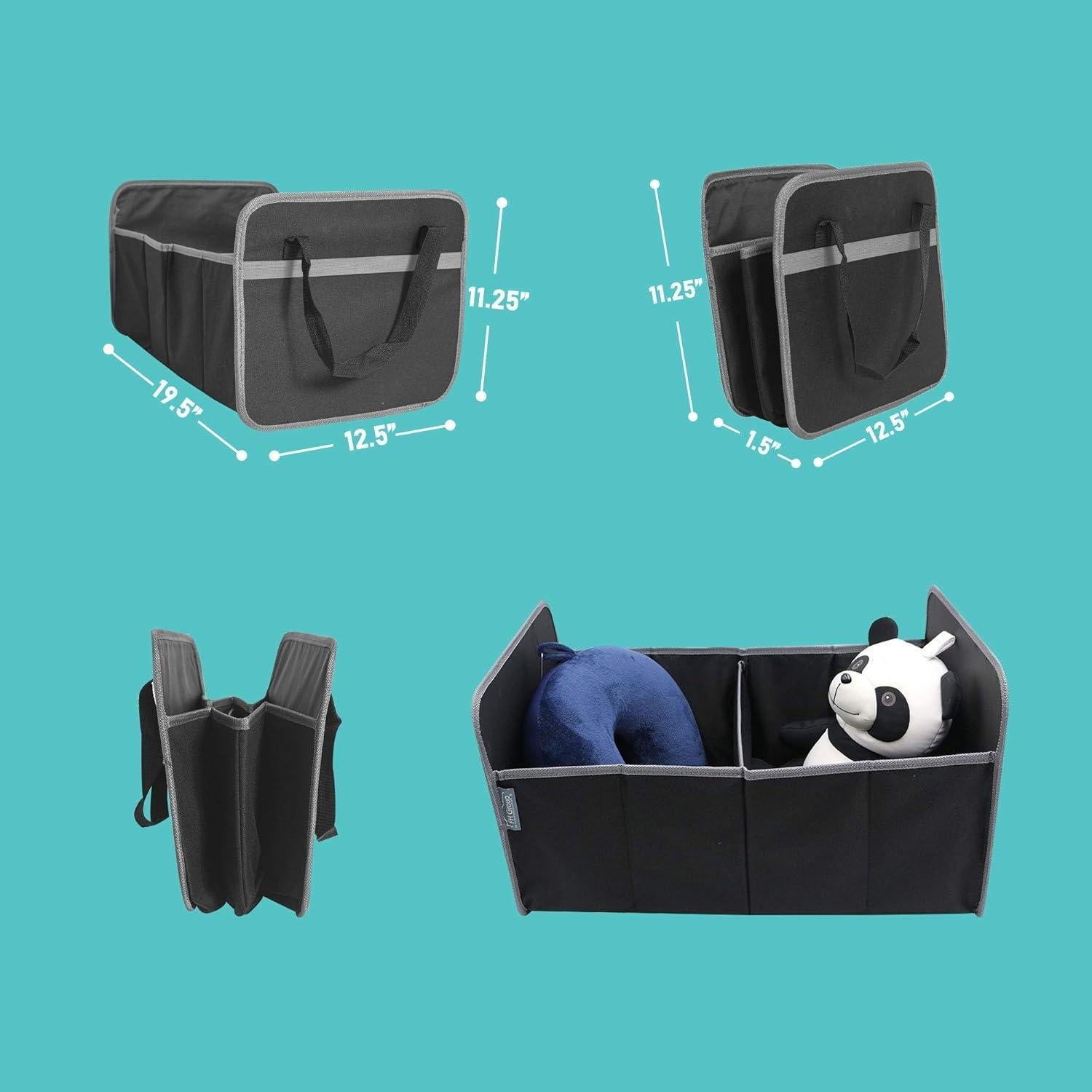 Contenedor de Almacenamiento Plegable FH Group Gris 171.4L