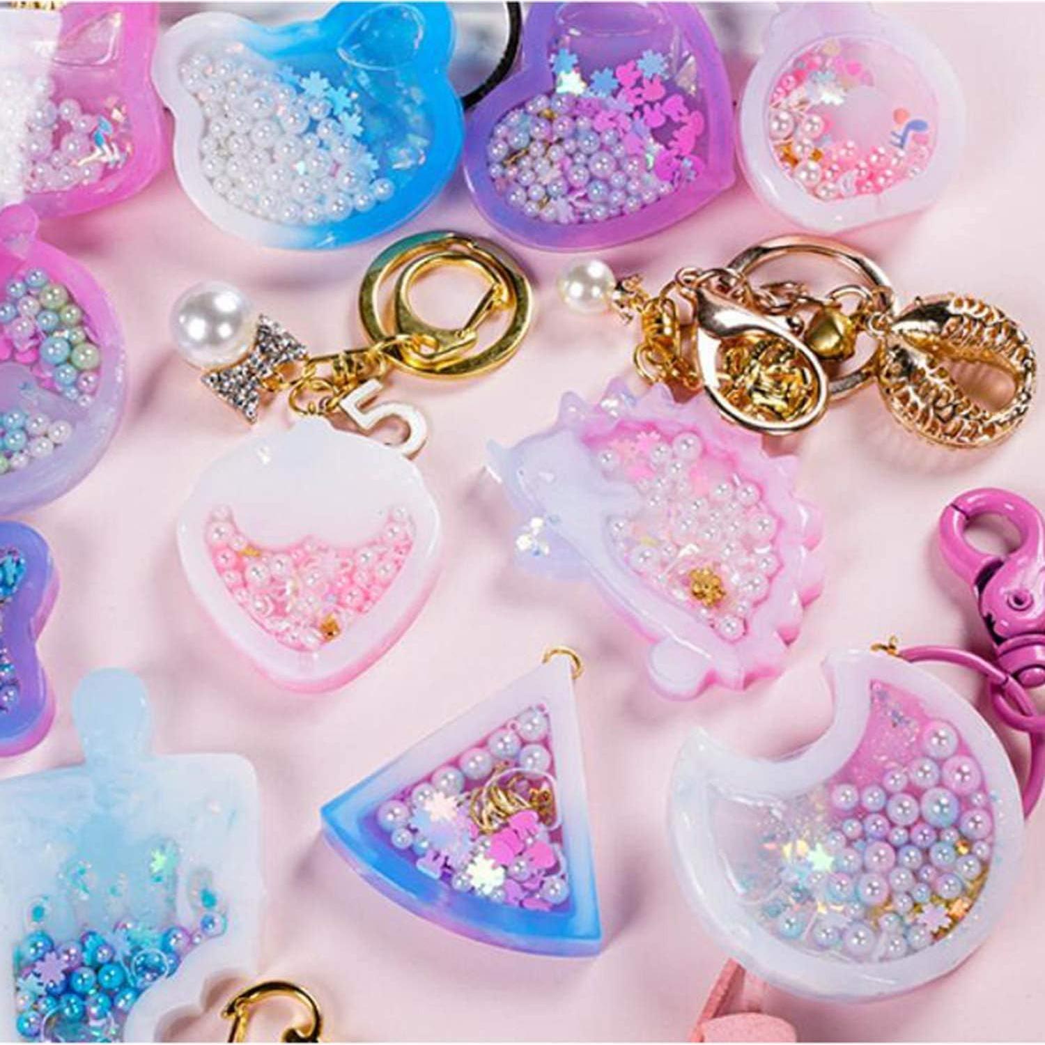 Set de Moldes de Resina Larcenciel 15 Piezas DIY Joyería