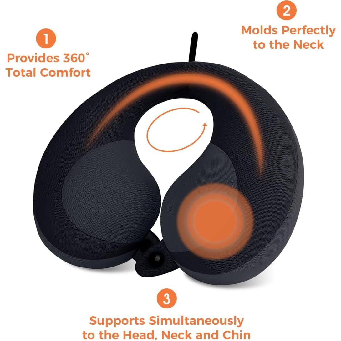 Almohada de Viaje INFANZIA para Niños - Soporte Cuello y Barbilla