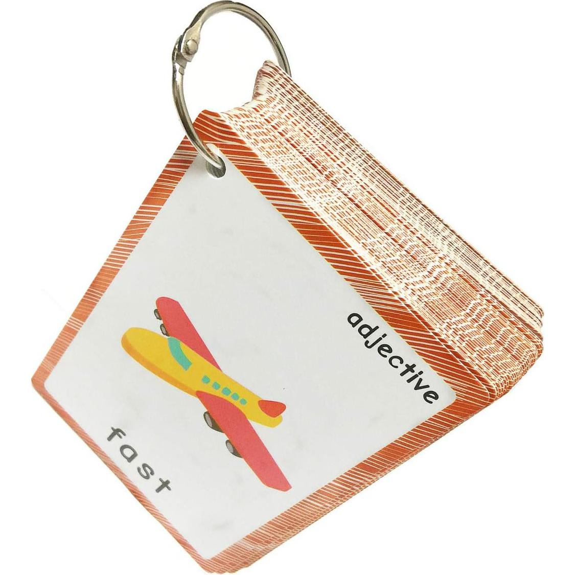 Juego de Tarjetas Educativas SANTSUN - 47 Adjetivos y Antónimos