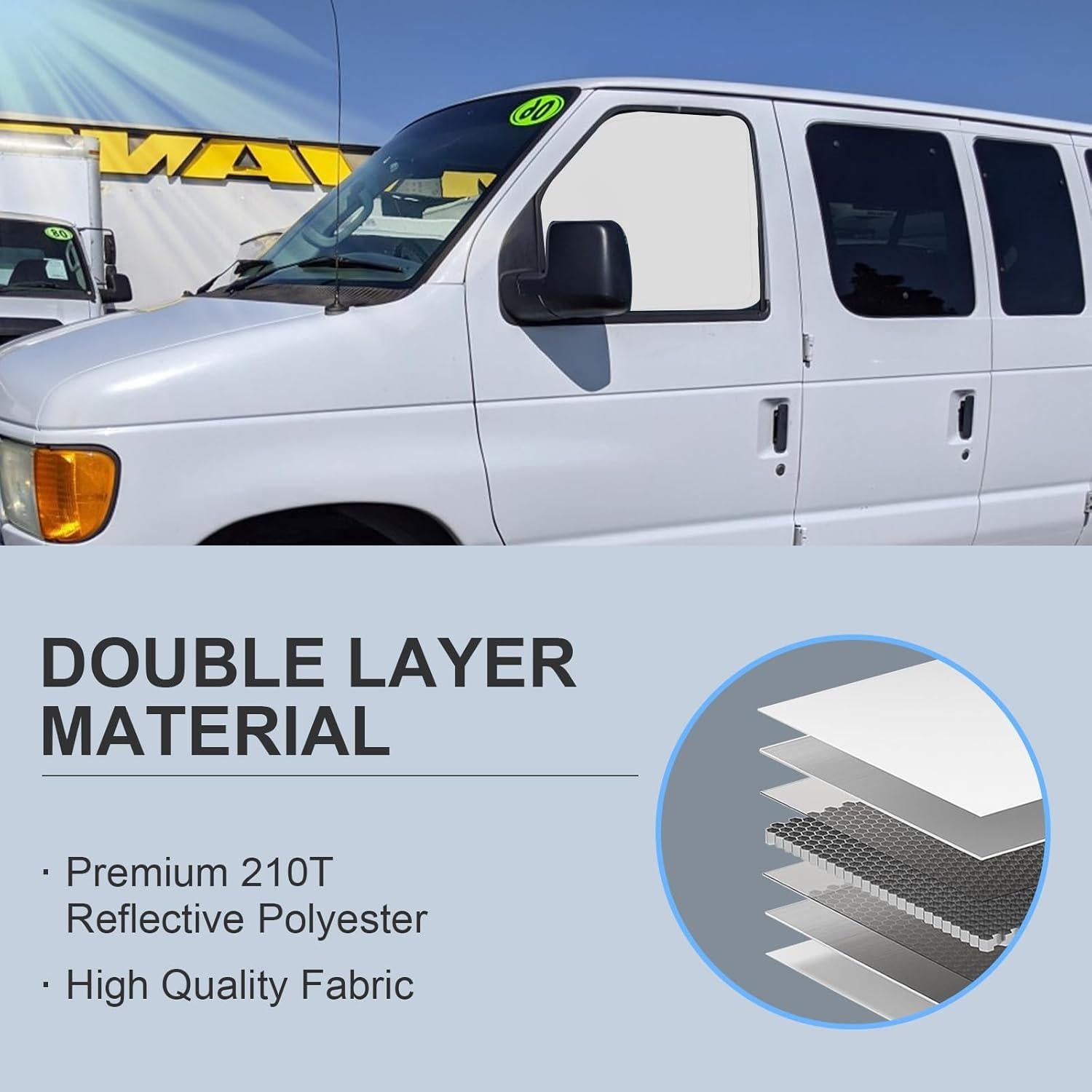 Protector Solar Lateral Ulrolit para Ford E-Series 1992-2025