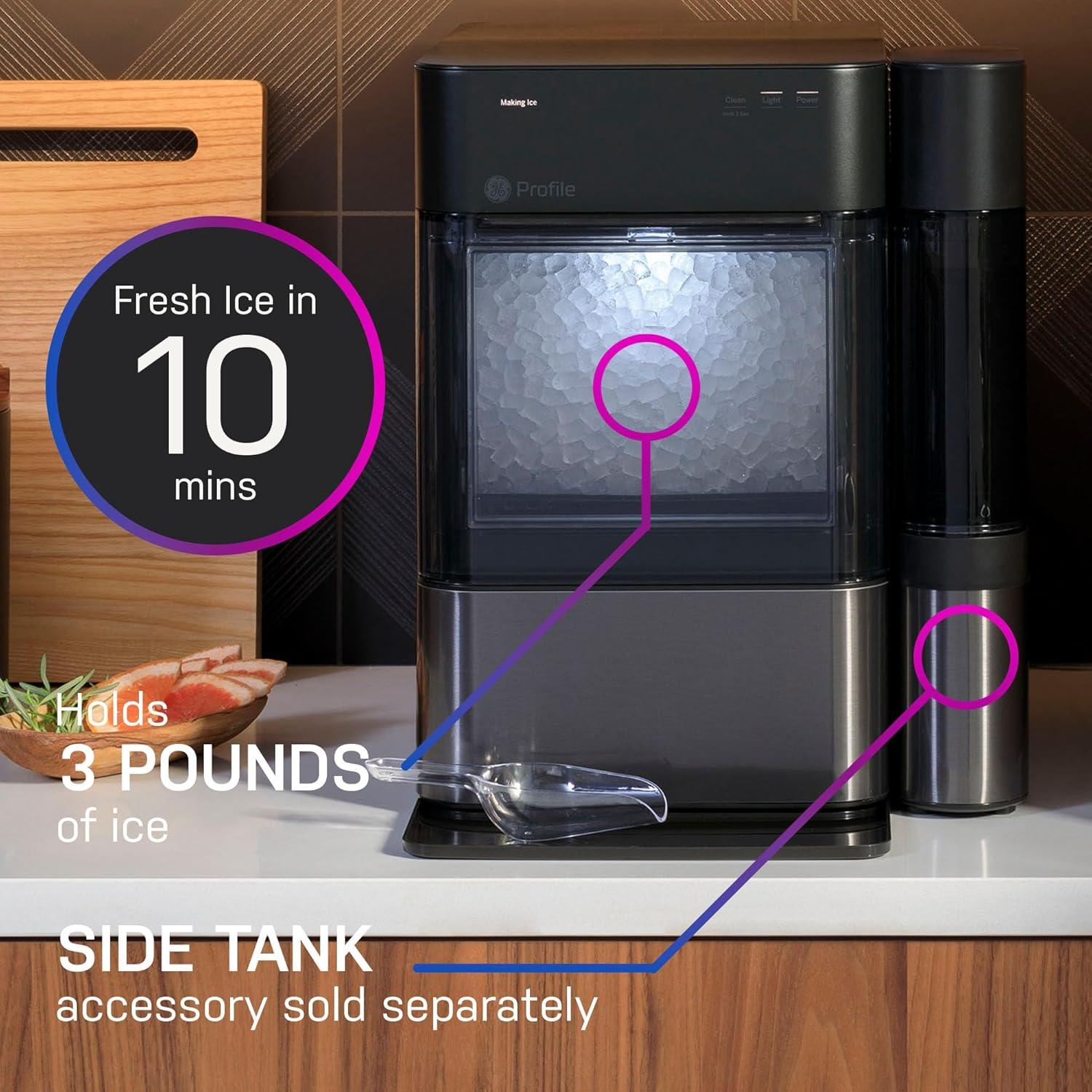 Máquina de Hielo Nugget GE Profile Opal 2.0 Acero Inoxidable